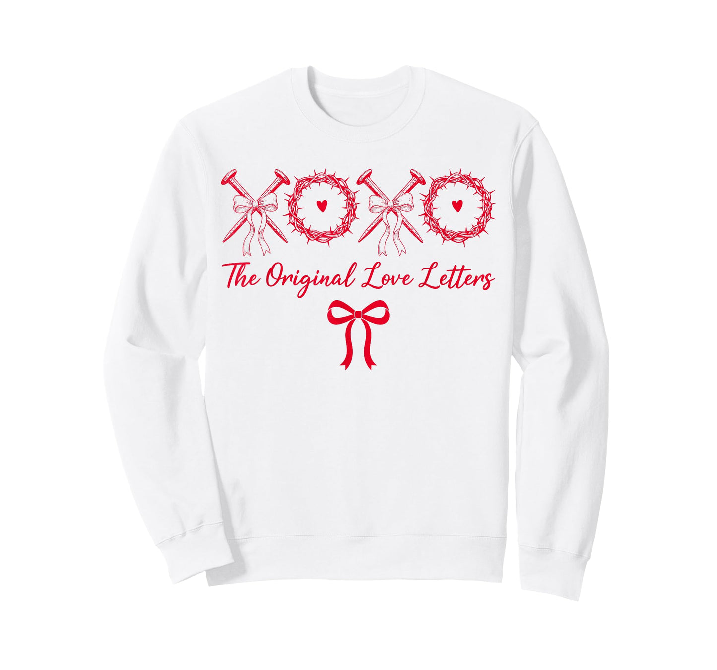 Valentine’s Day Jesus Christian XOXO Original Loves Letters T-Shirt