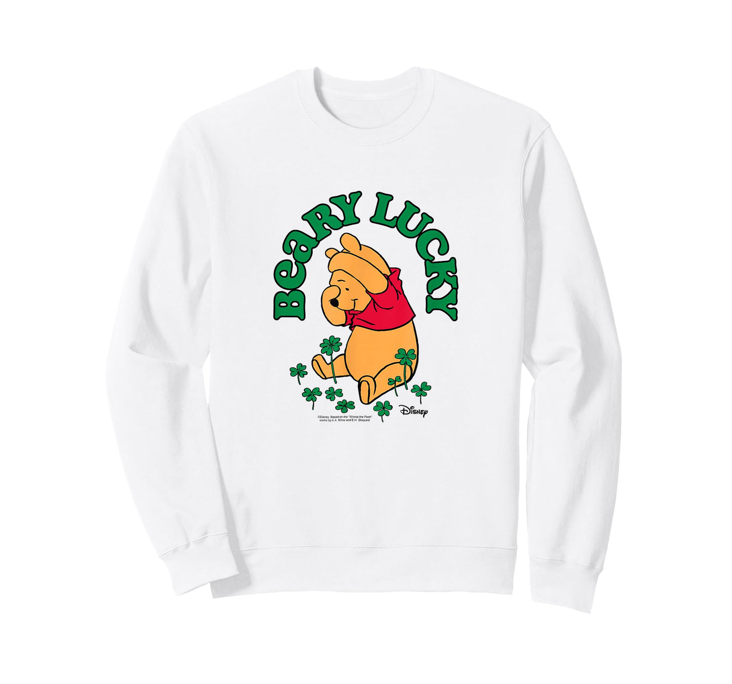 Winnie The Pooh - Beary Lucky - St Patrick's Day T-Shirt