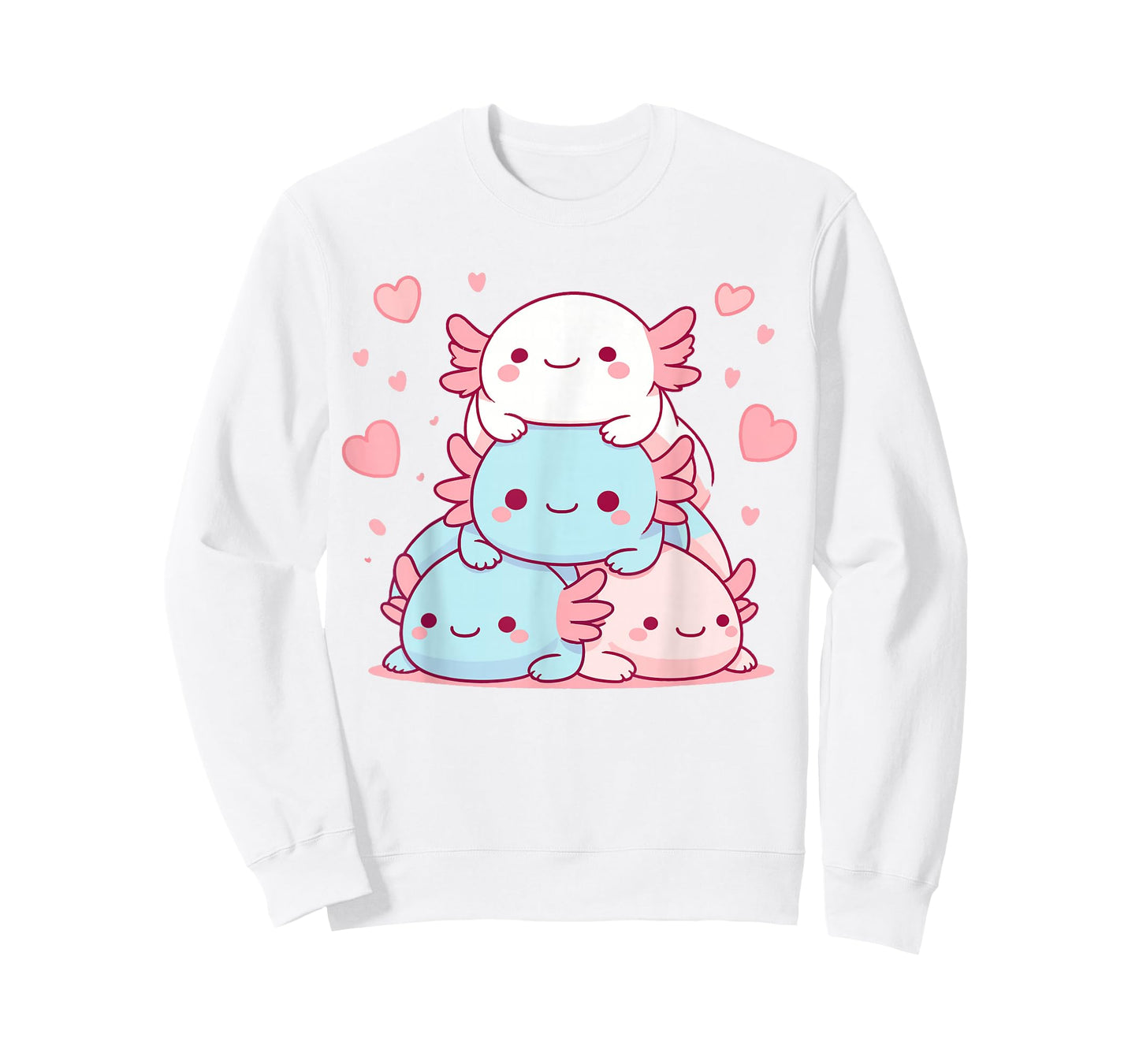 Cute Axolotls Kawaii T-Shirt