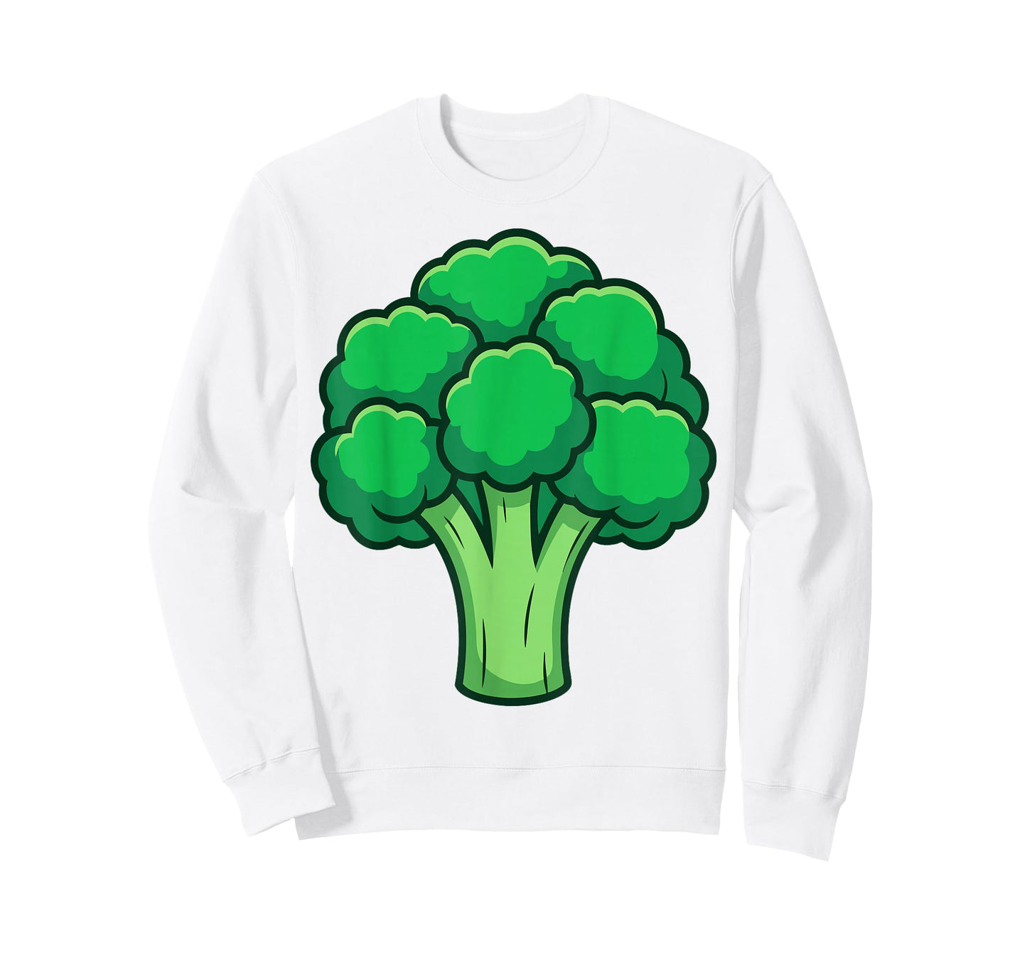 Broccoli Shirt Adult Kids Men Women Green Broccoli Costume T-Shirt