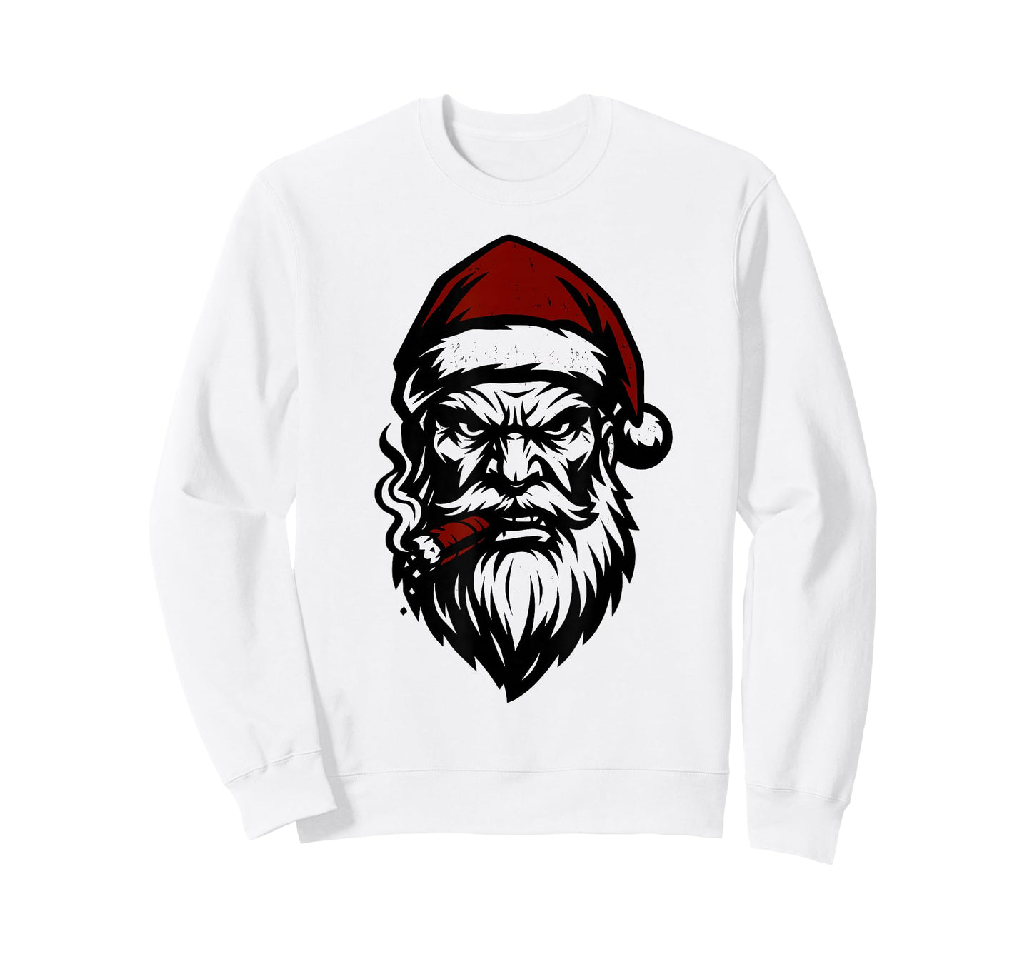 Savage Santa Claus Smoking Cigar Christmas T-Shirt