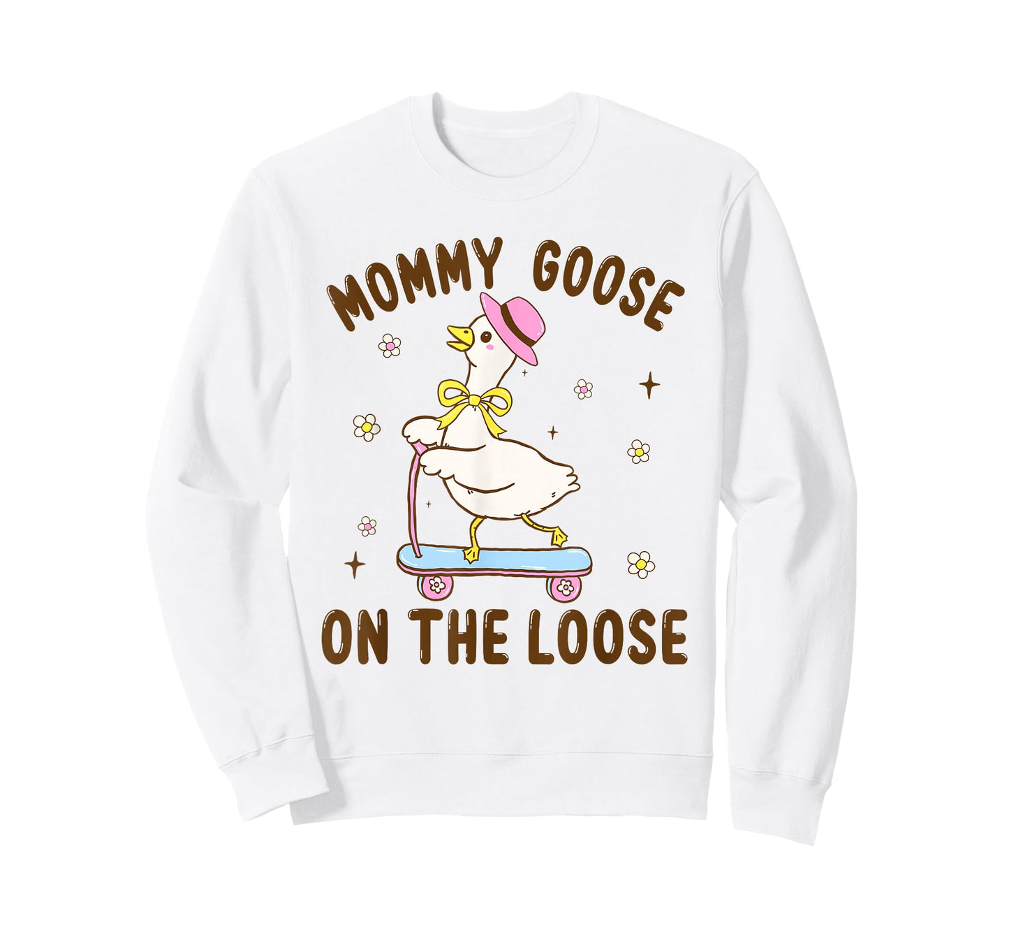 Mommy Goose On The Loose Funny Birthday Matching Family T-Shirt