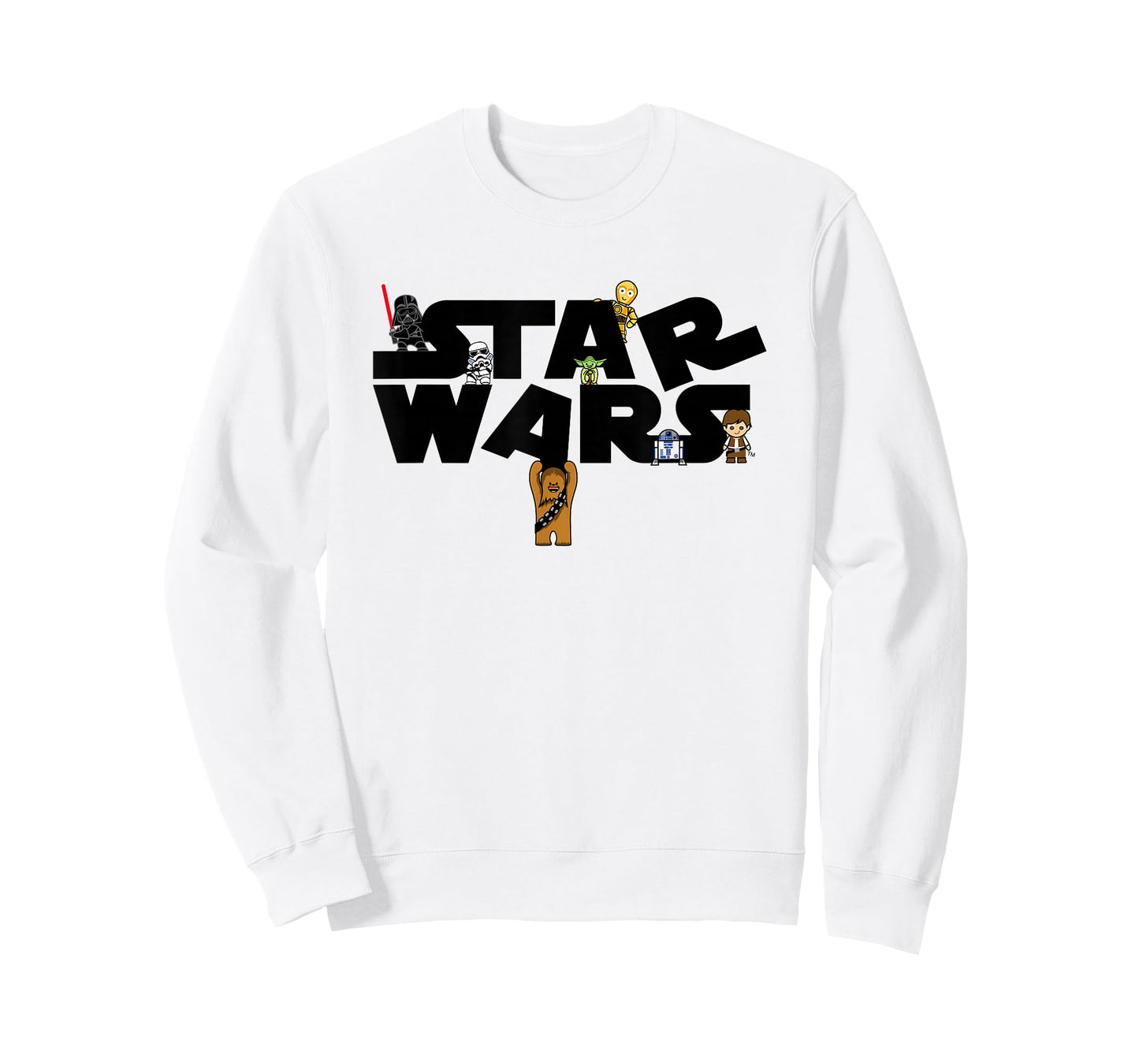 Star Wars A New Hope Cute Character Logo T-Shirt