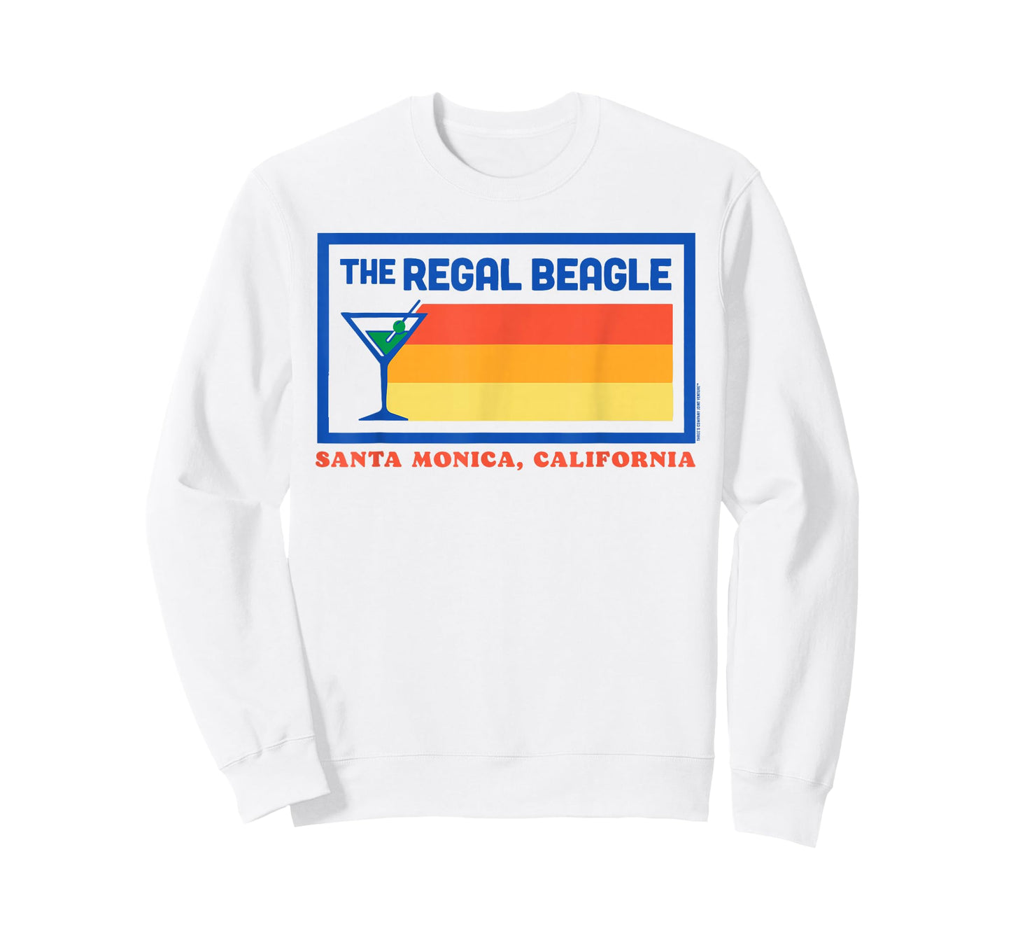 Regal Beagle Cocktail Lounge Three's Company Chromatic 80s T-Shirt