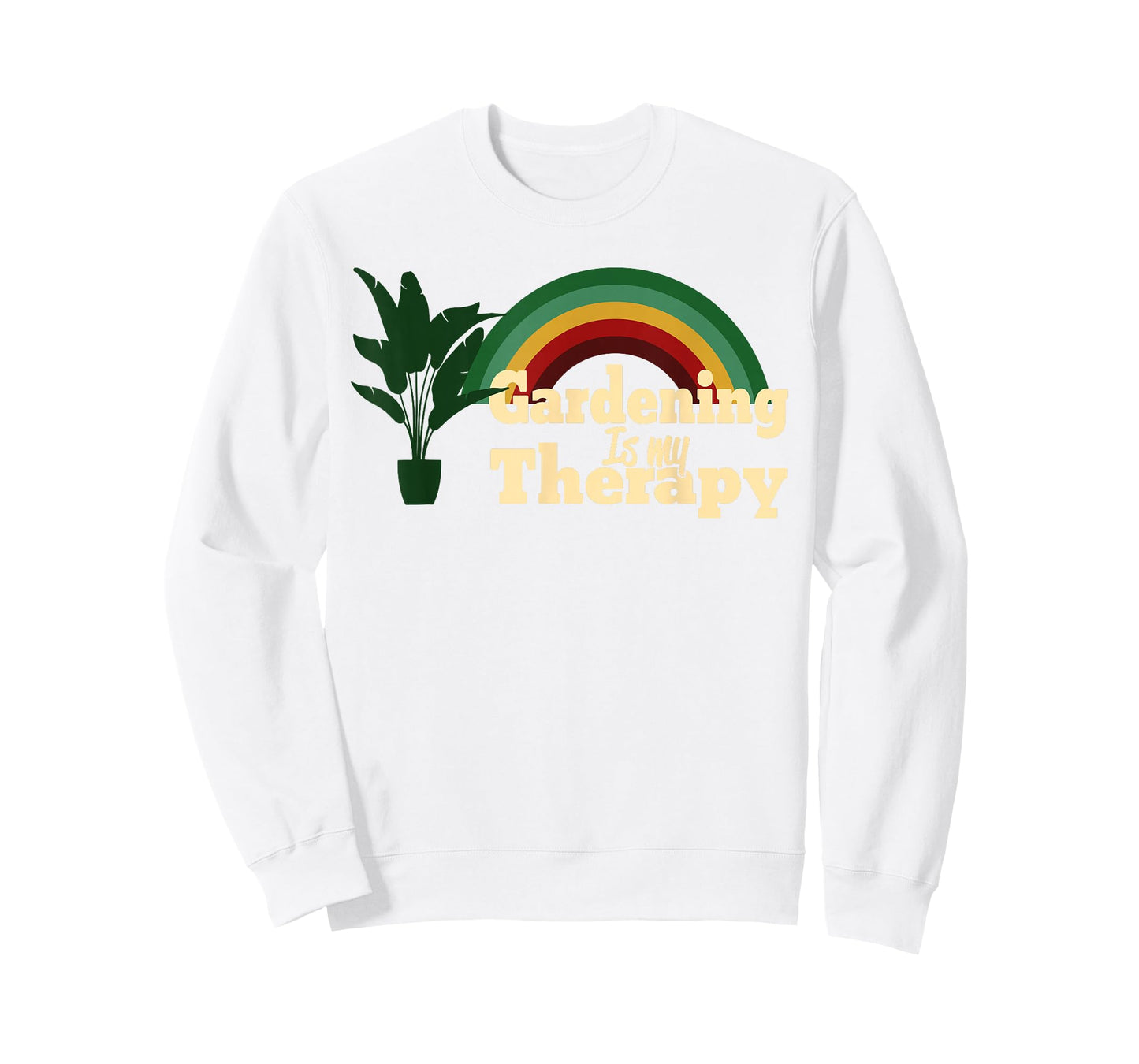 Gardening is My Therapy Rainbow Plants Garden Men Women T-Shirt