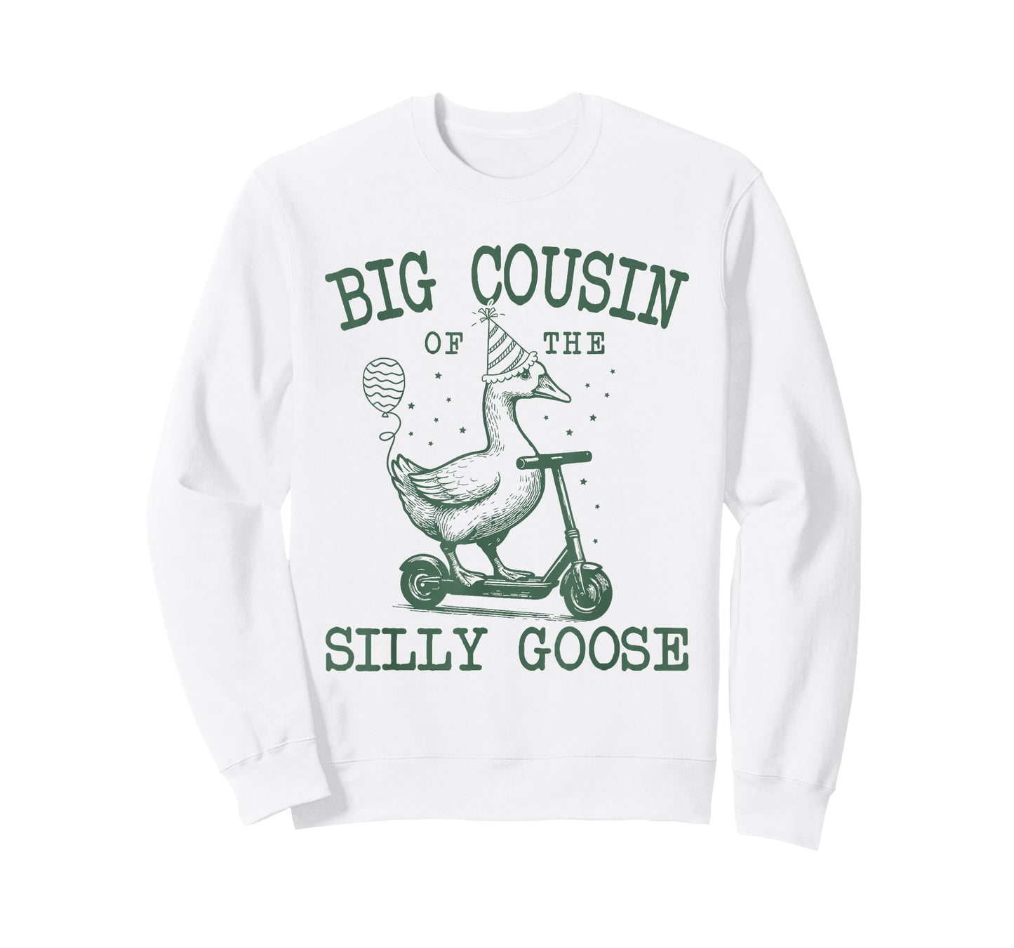 Big Cousin of The Silly Goose First Birthday Family Matching T-Shirt