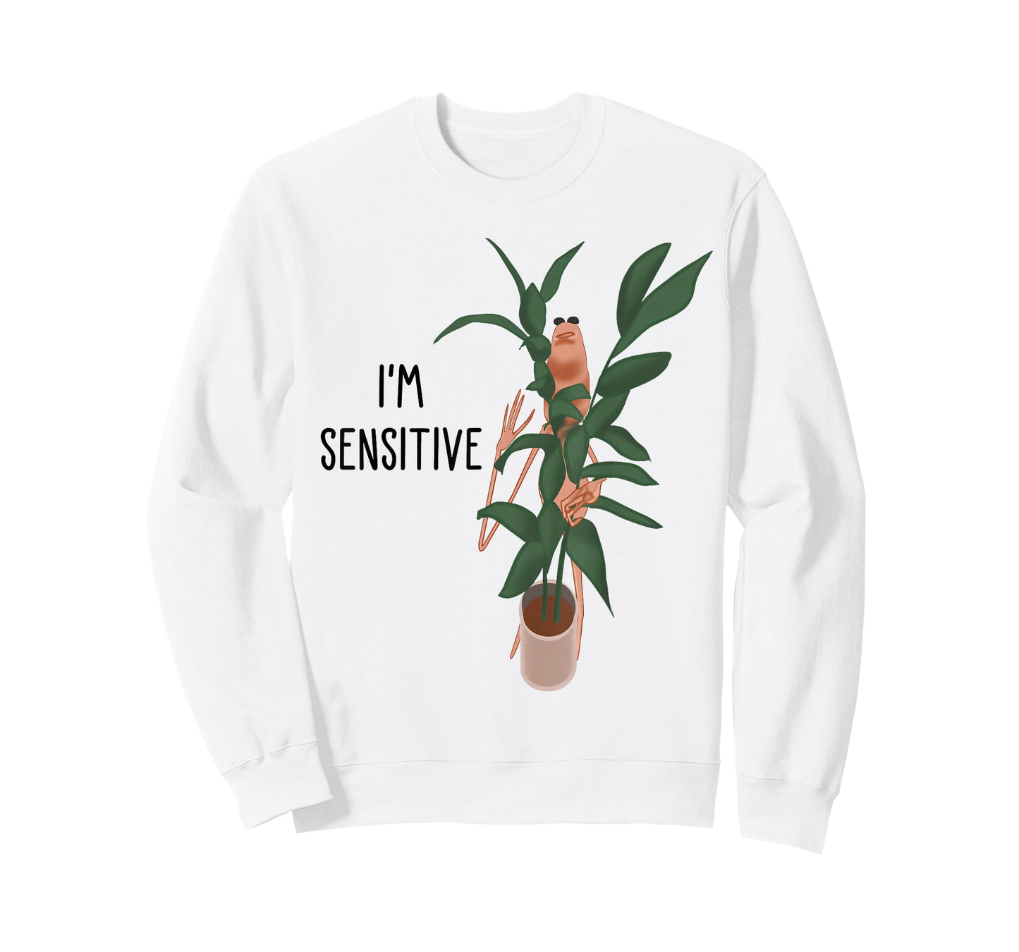 Marcus The Worm I’m Sensitive Funny Meme Brain Rot T-Shirt