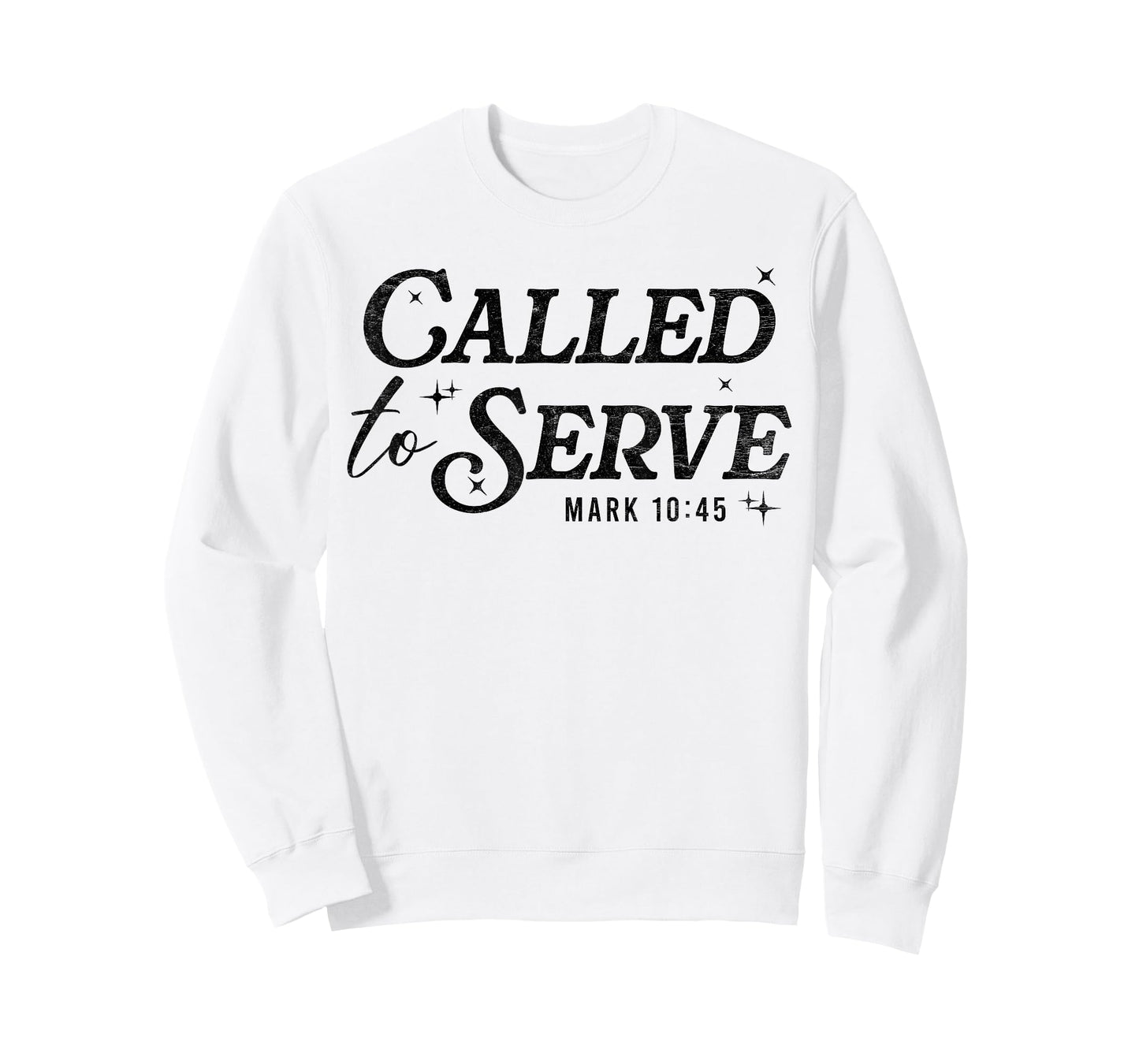 Called to Serve Christian Scripture Faith Mark 10:45 Verse T-Shirt