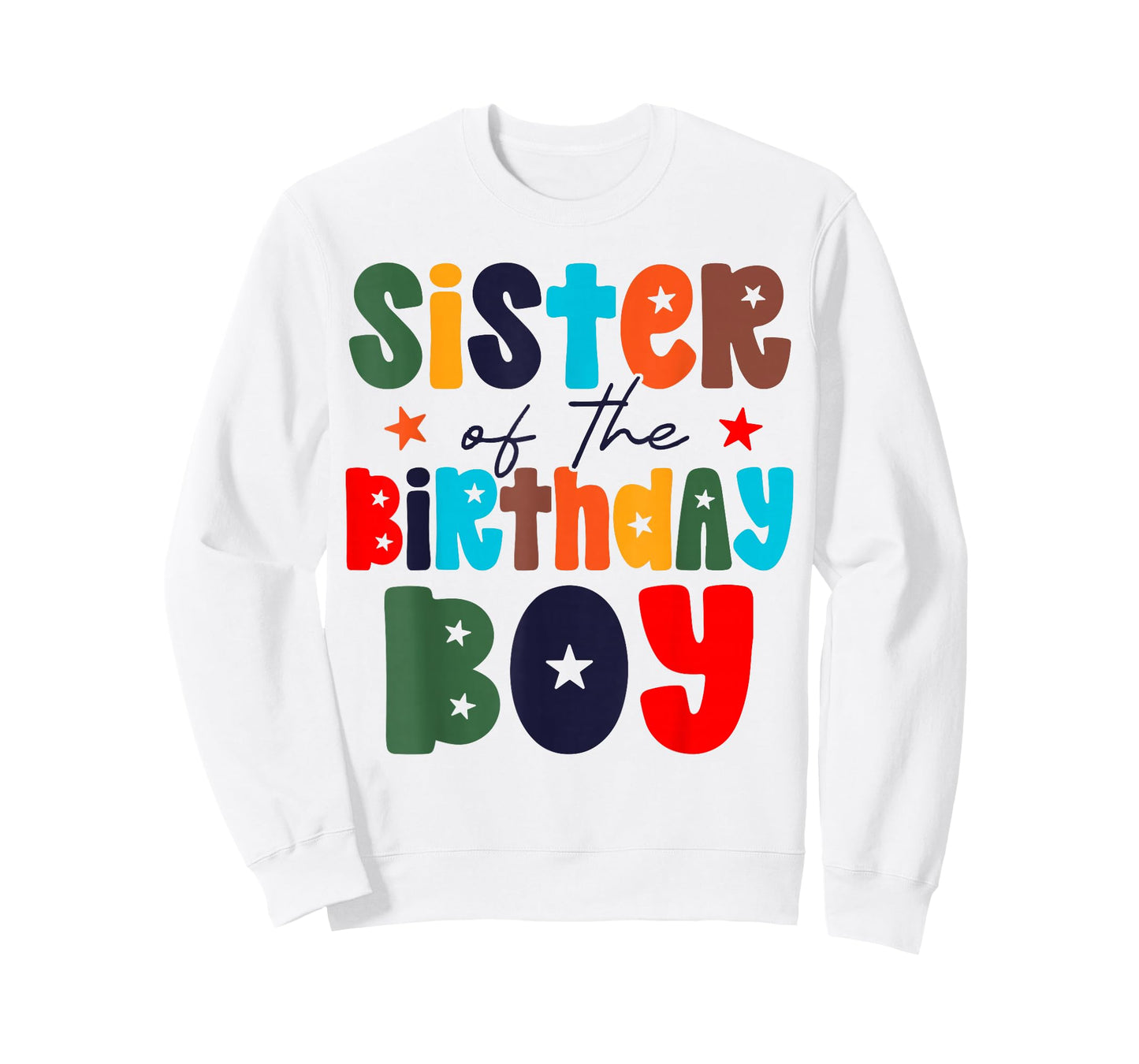 Sister of The Birthday Boy Matching Family Birthday Party T-Shirt