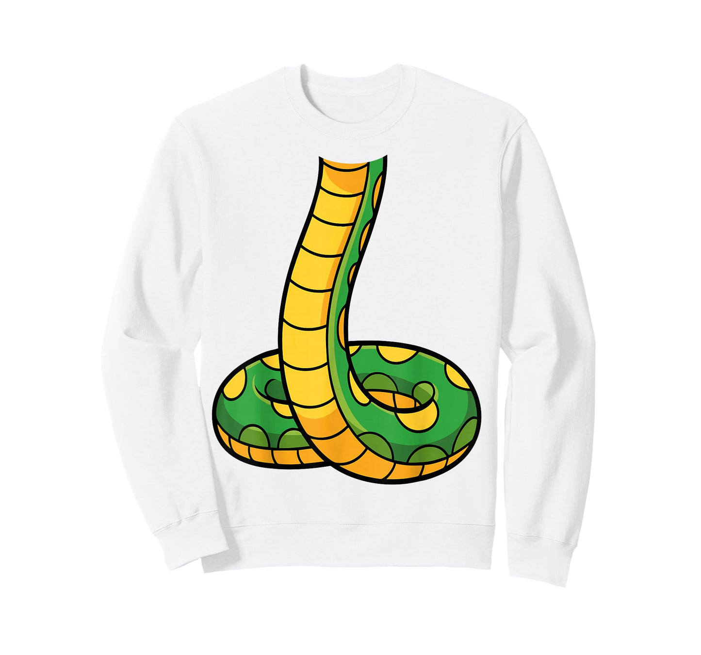 Snake Shirt Adult Men Women Kids Green Body Snake Costume T-Shirt