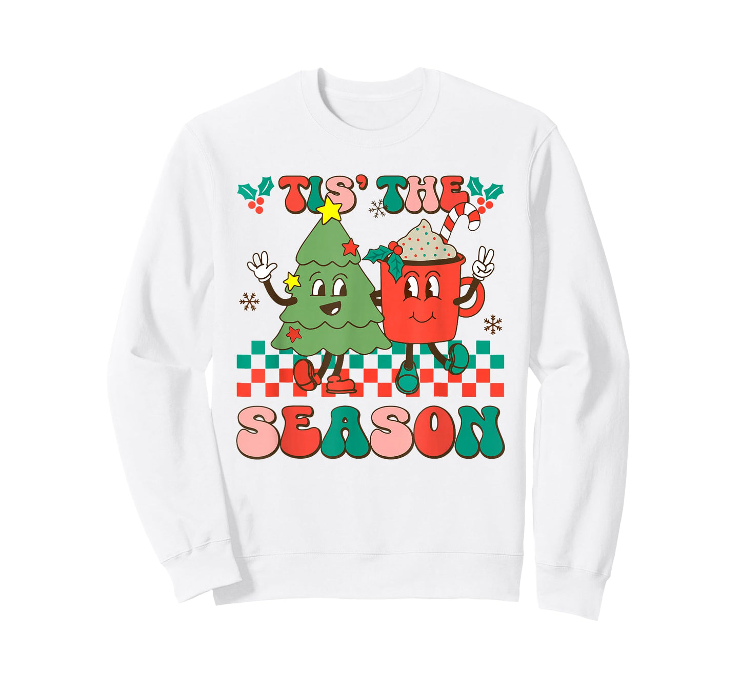 Tis The Season Retro Christmas Outfit T-Shirt