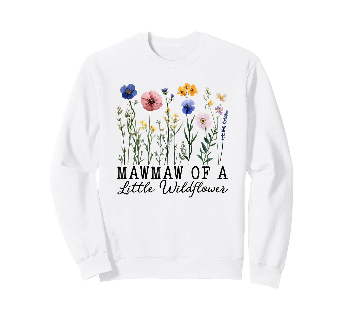 Mawmaw of The Little Wildflower Baby Birthday Party T-Shirt