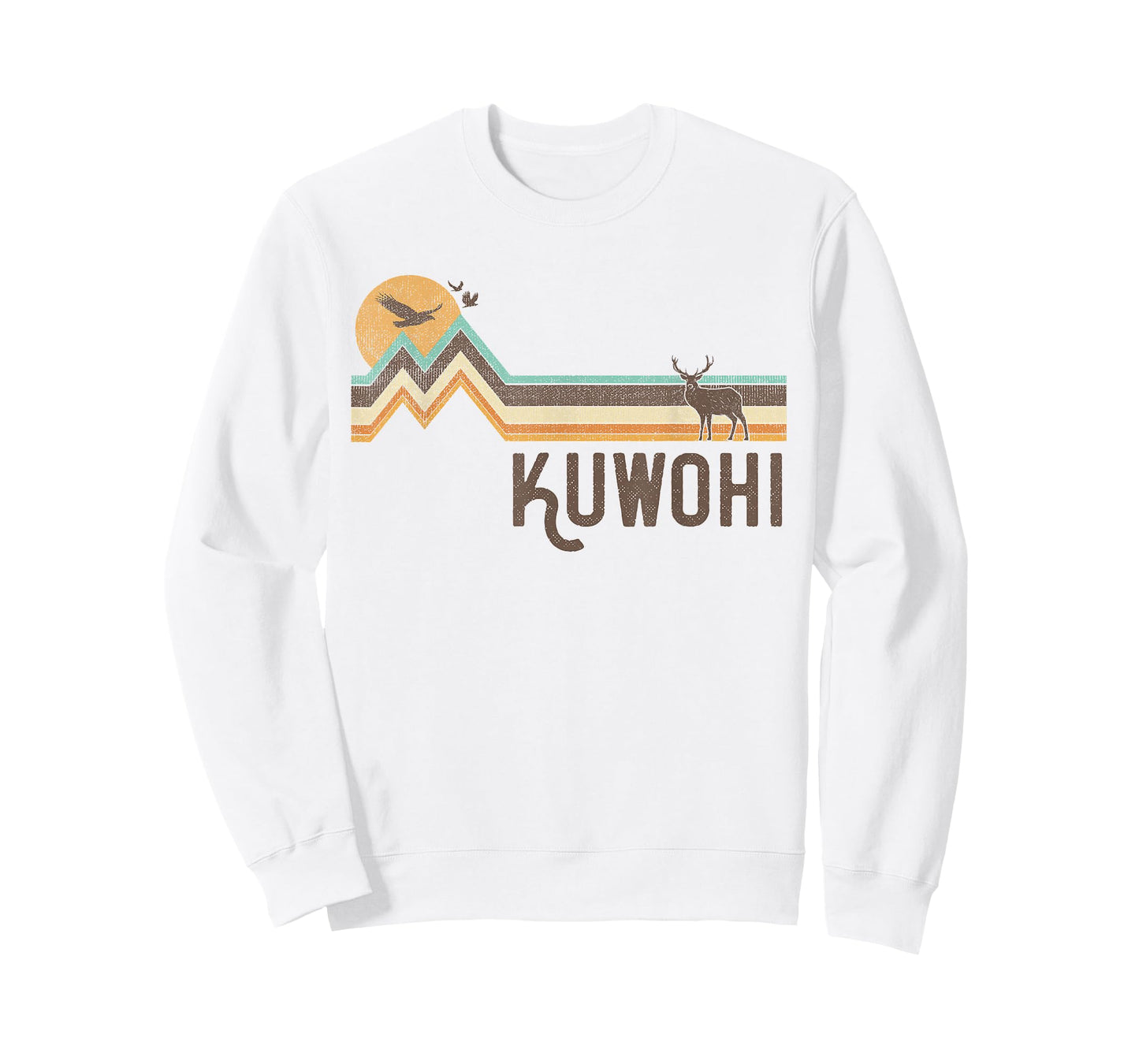 Kuwohi - Vintage Men Women 70s 80s Graphic Cool Nature T-Shirt