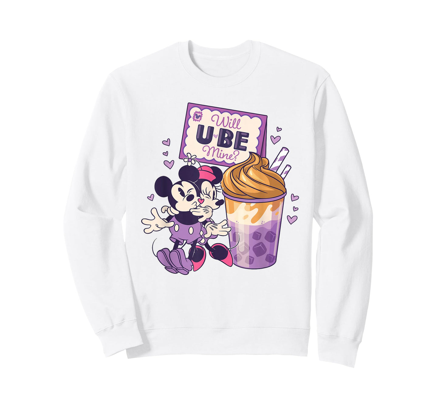 Disney Mickey & Minnie Will Ube Mine? Valentine's Day Gift T-Shirt