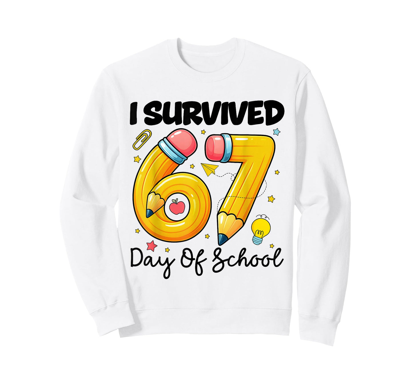 I Survived 67 Days of School Six Seven Meme Teacher Student T-Shirt