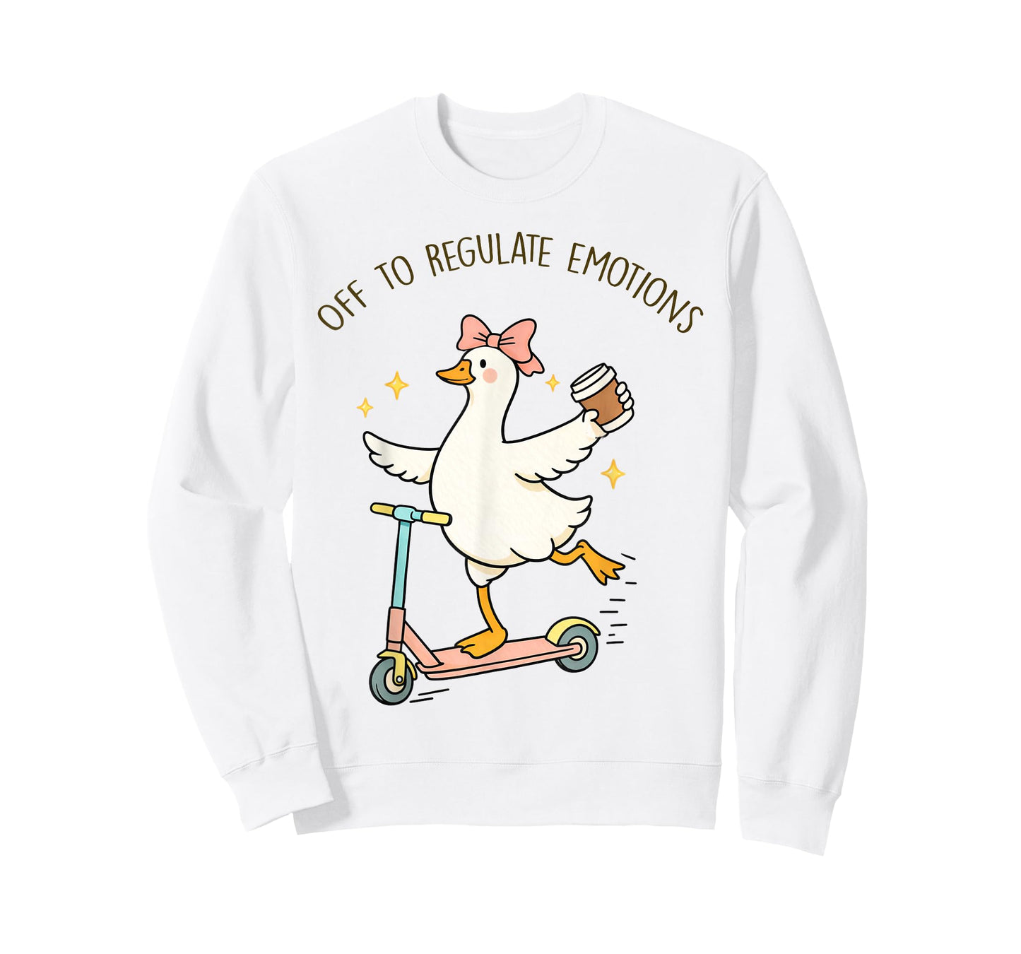 Off to Regulate Emotions Goose Funny Mental Health Counselor T-Shirt