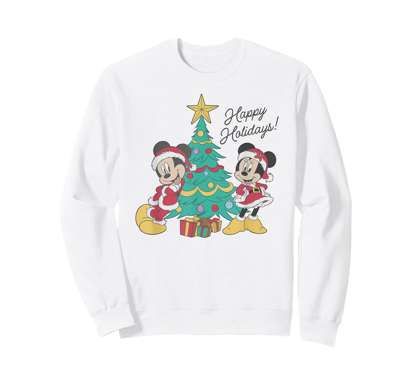 Disney Mickey and Friends Christmas Happy Holidays! T-Shirt