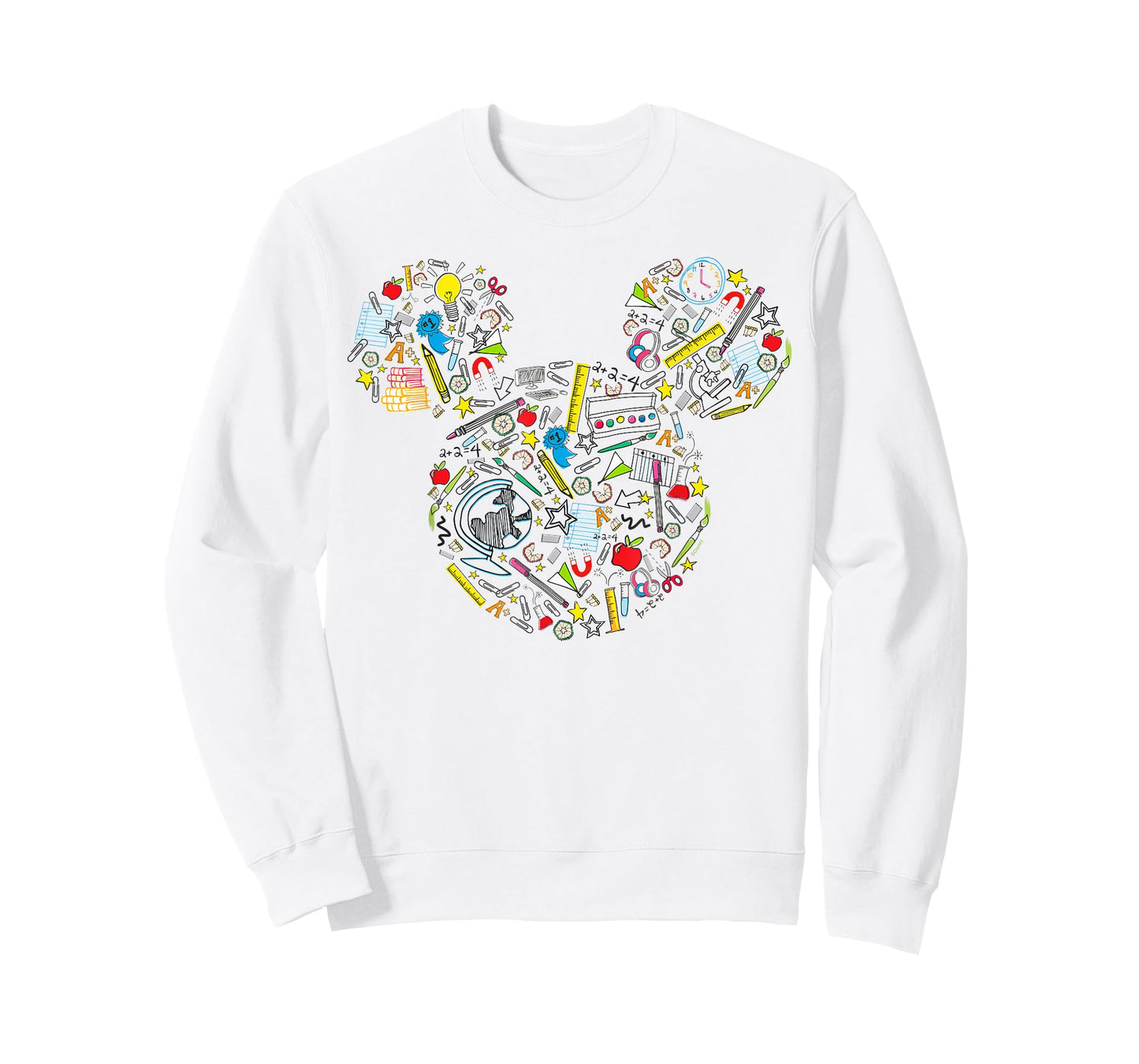 Disney Mickey Mouse Icon First 100 Days of School 100th Day T-Shirt