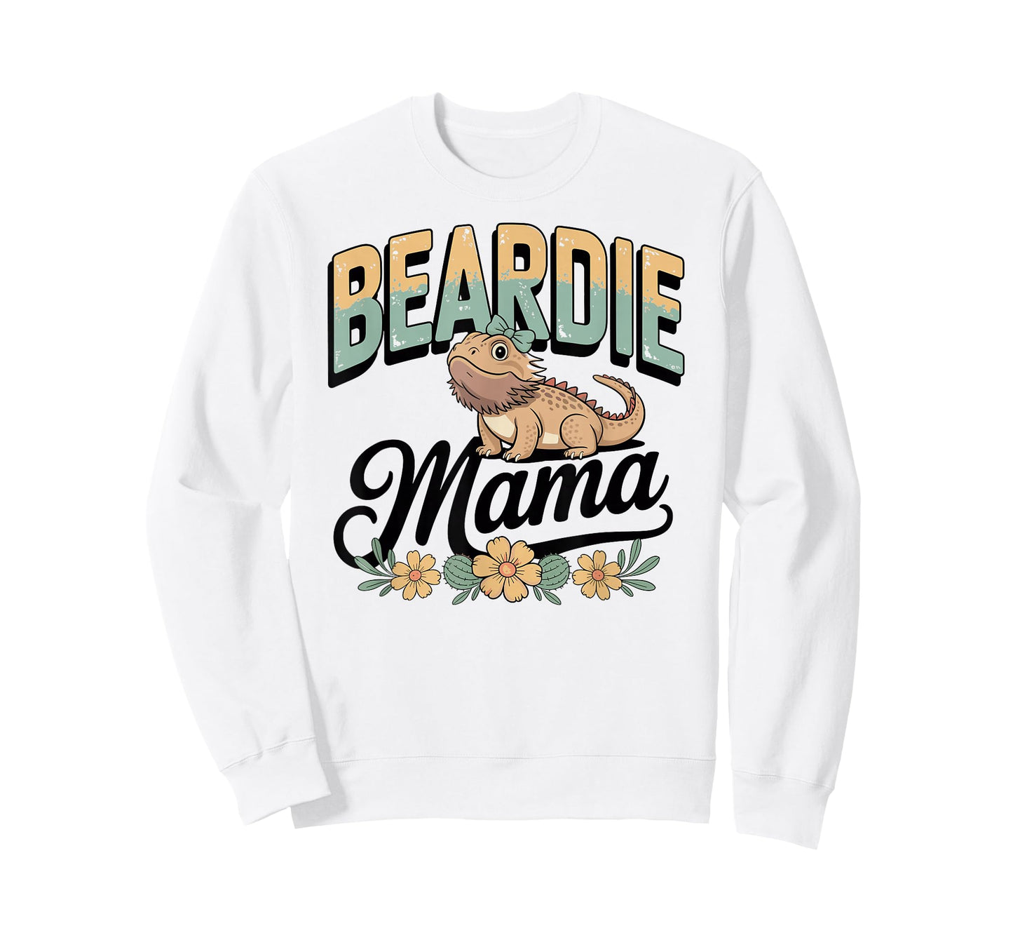 Beardie Mama Bearded Dragon Mom T-Shirt
