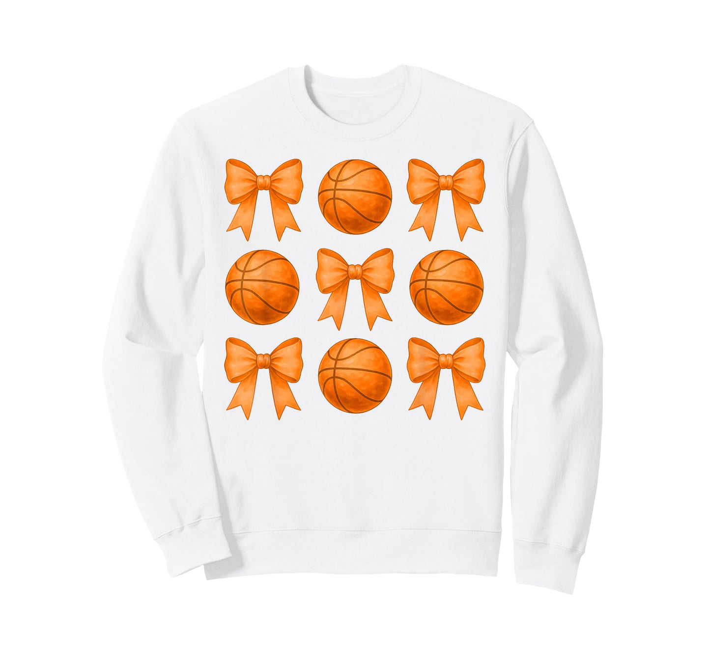 Basketball Mom Sister Coquette Bows Cute Girls Basketball T-Shirt