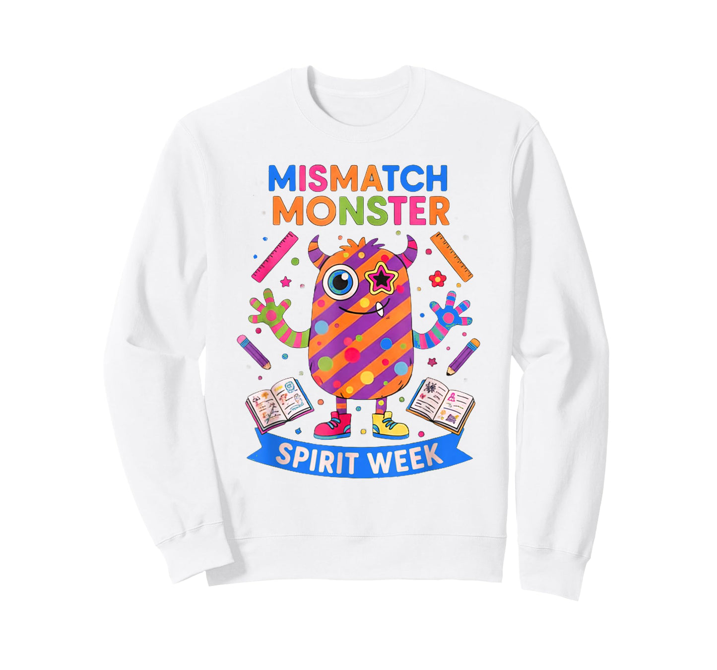 Mismatch Monster Shirt Spirit Week Kids School Wacky Day T-Shirt