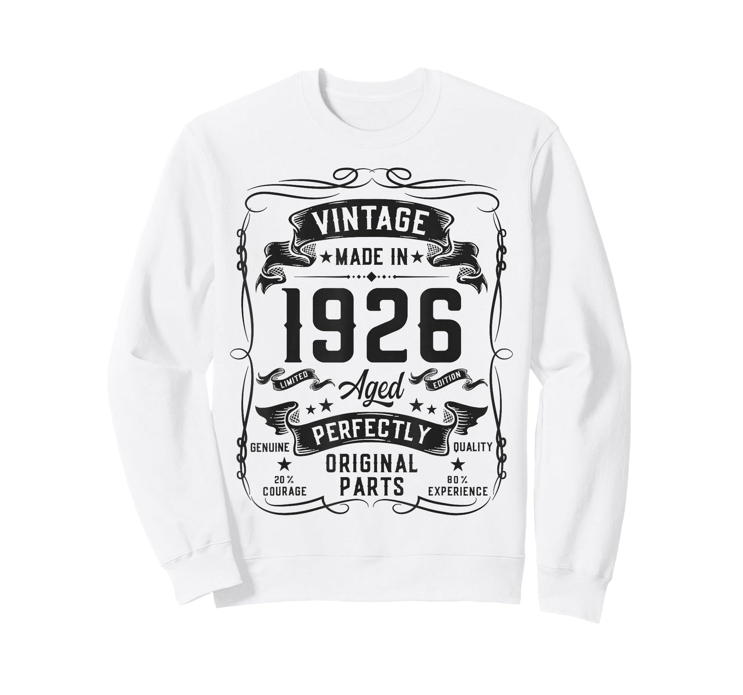 Vintage 1926 100yr 100th Birthday Gifts for Men 100 Year Old T-Shirt