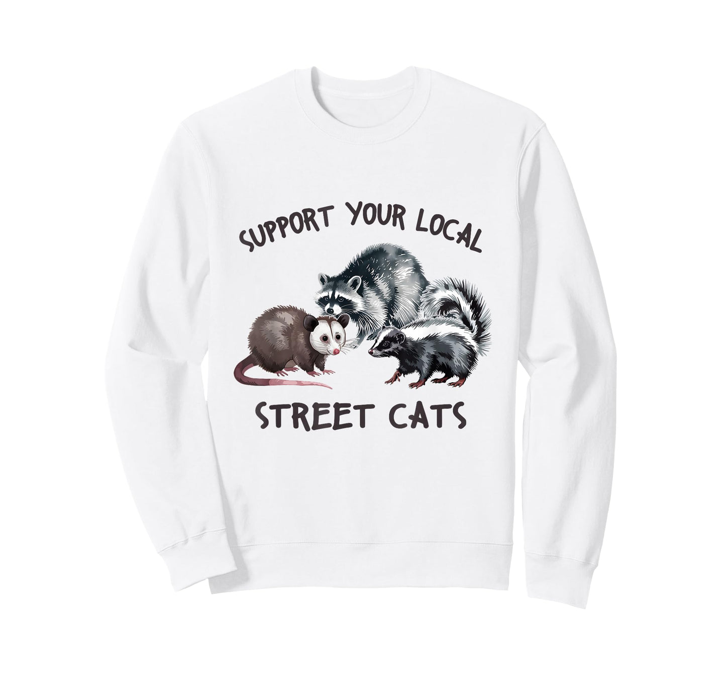Support Your Local Wildlife Street Cats T-Shirt