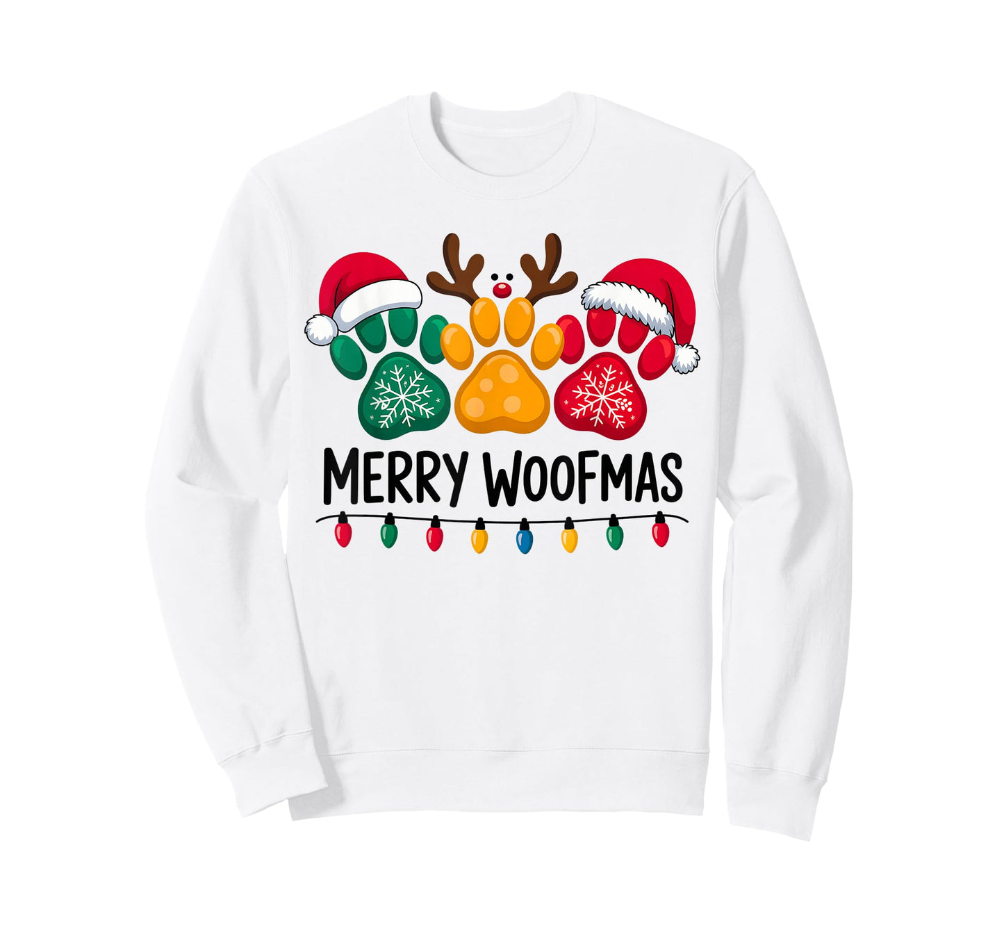 Merry Woofmas Christmas Dog T-Shirt