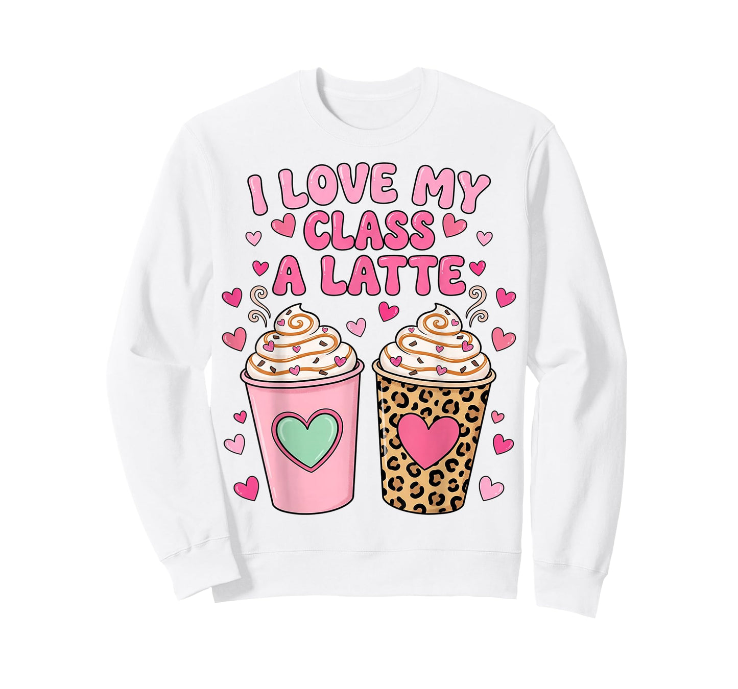 School Loved Teaching Hearts Teacher Valentines Teach T-Shirt