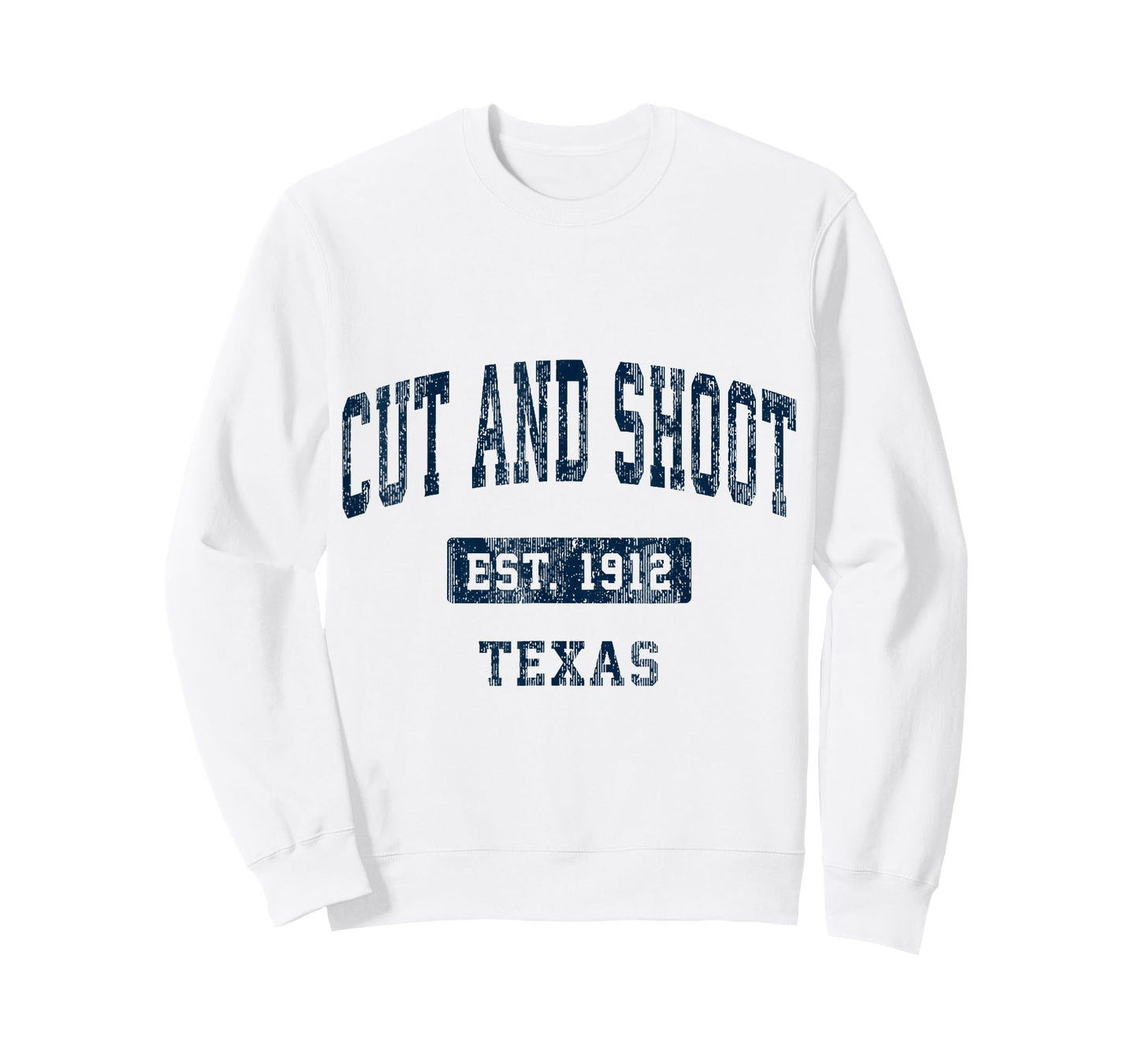 Cut and Shoot Texas TX Vintage Sports Established T-Shirt