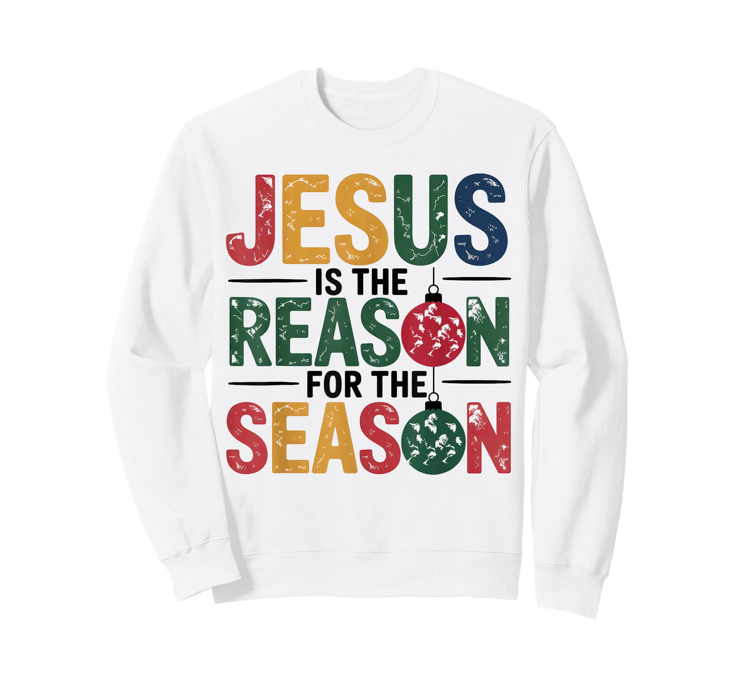 Jesus is The Reason for The Season Christian Christmas T-Shirt