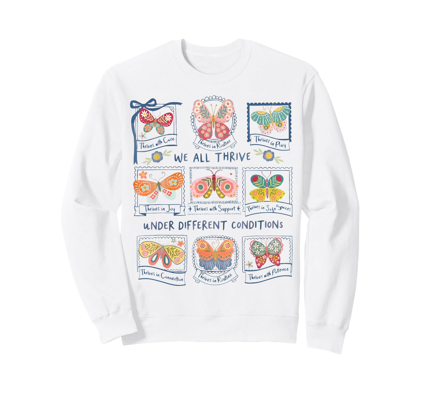 We All Thrive Under Different Conditions Autism Awareness T-Shirt