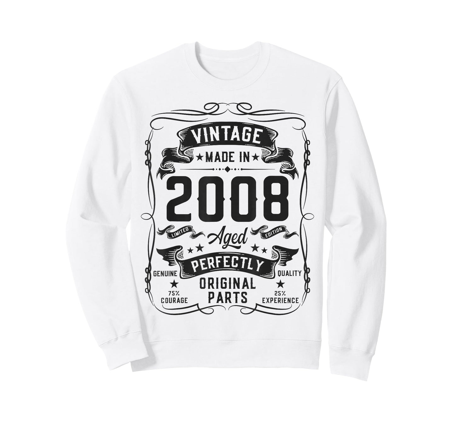 Vintage 2008 18yr 18th Birthday Gifts for Men 18 Years Old T-Shirt