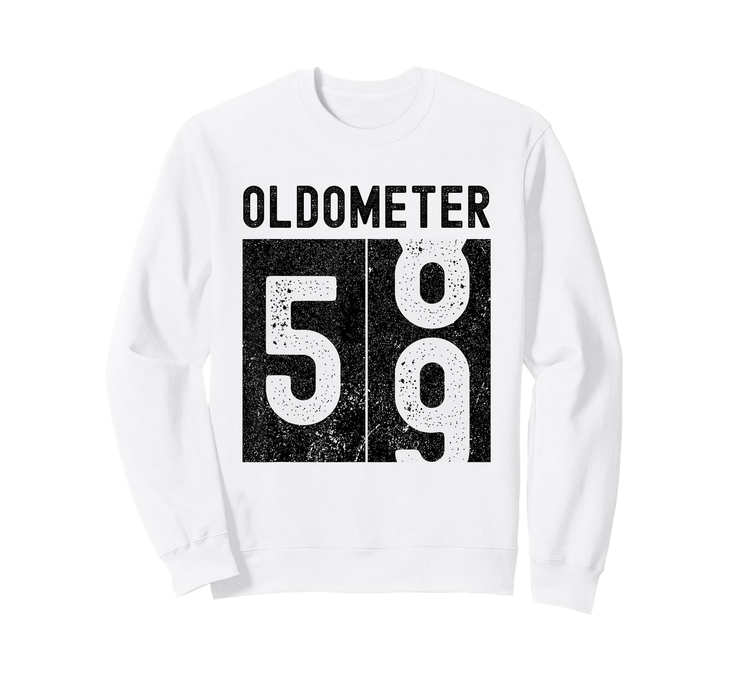 Oldometer 59th Birthday Funny Retro Turning 59 Years Old Men T-Shirt