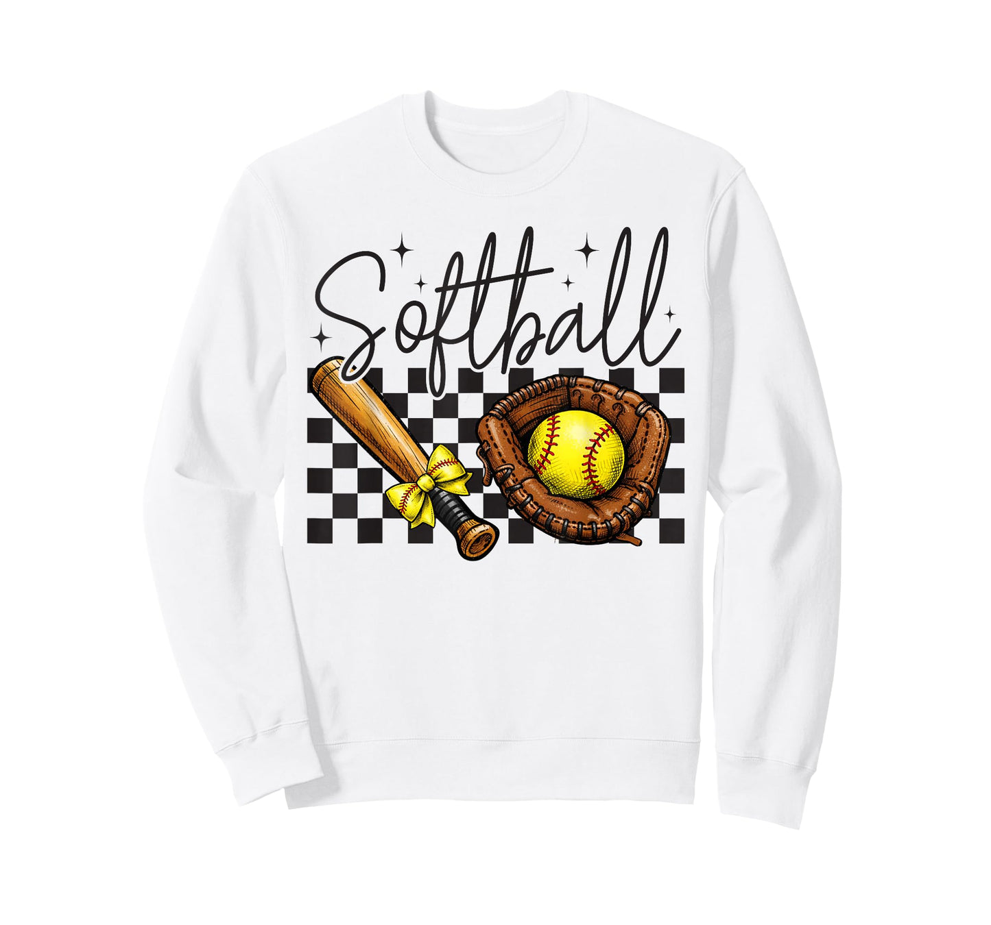 Softball Mama Mom Softball Game Day Vibes Mother's Day Women T-Shirt