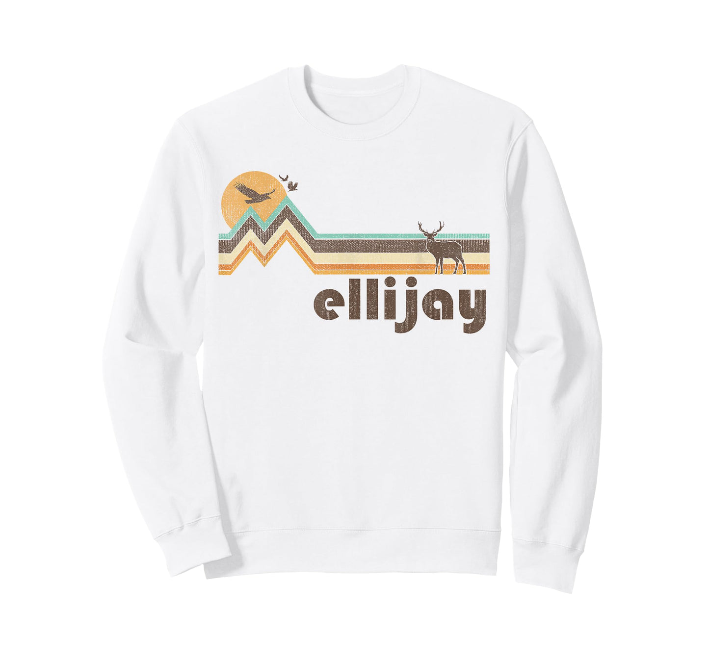 Ellijay - Vintage Men Women 70s 80s Graphic Cool Nature T-Shirt