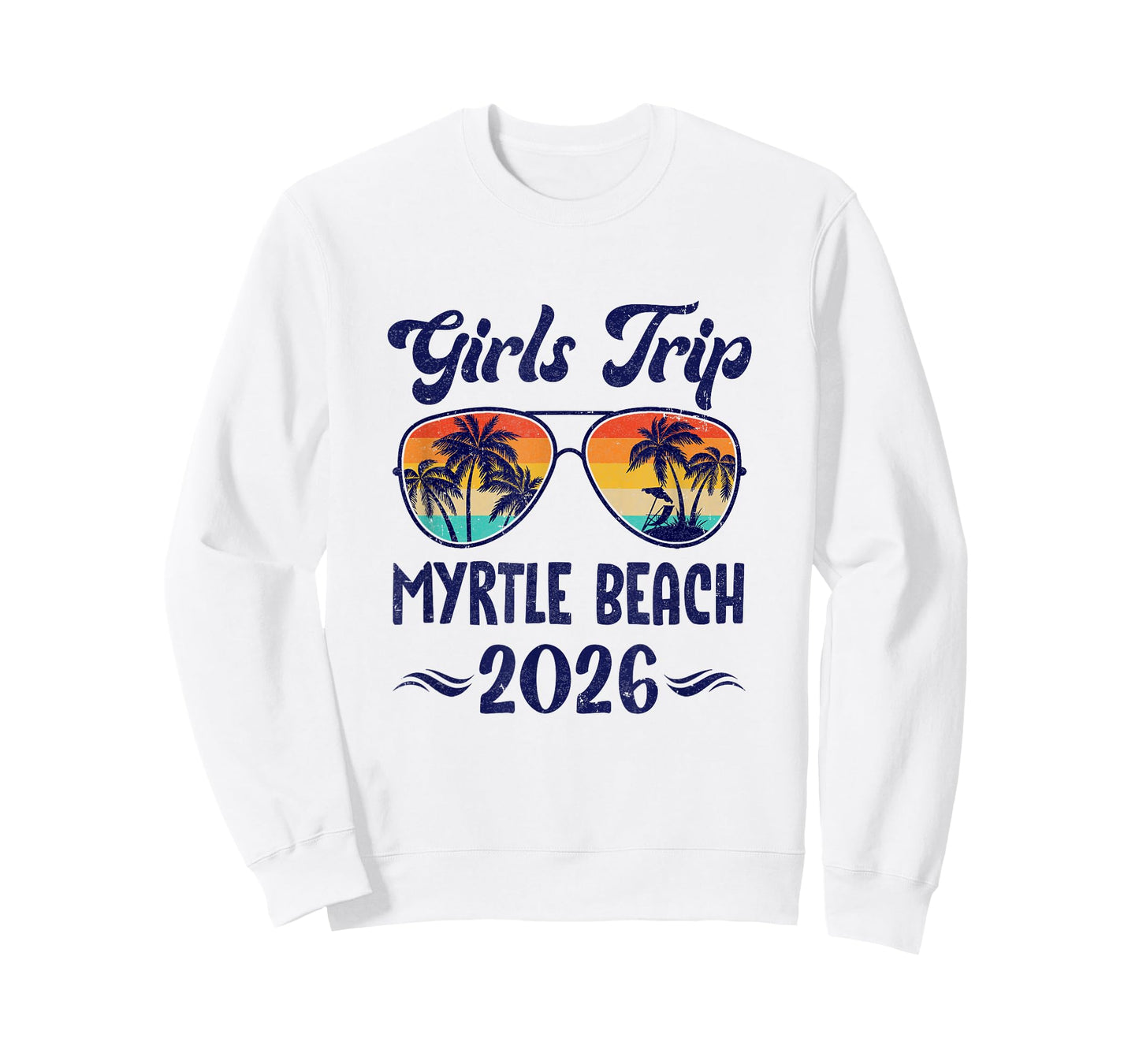 Myrtle Beach Girls Trip Beach Vacation 2026 Matching Group T-Shirt