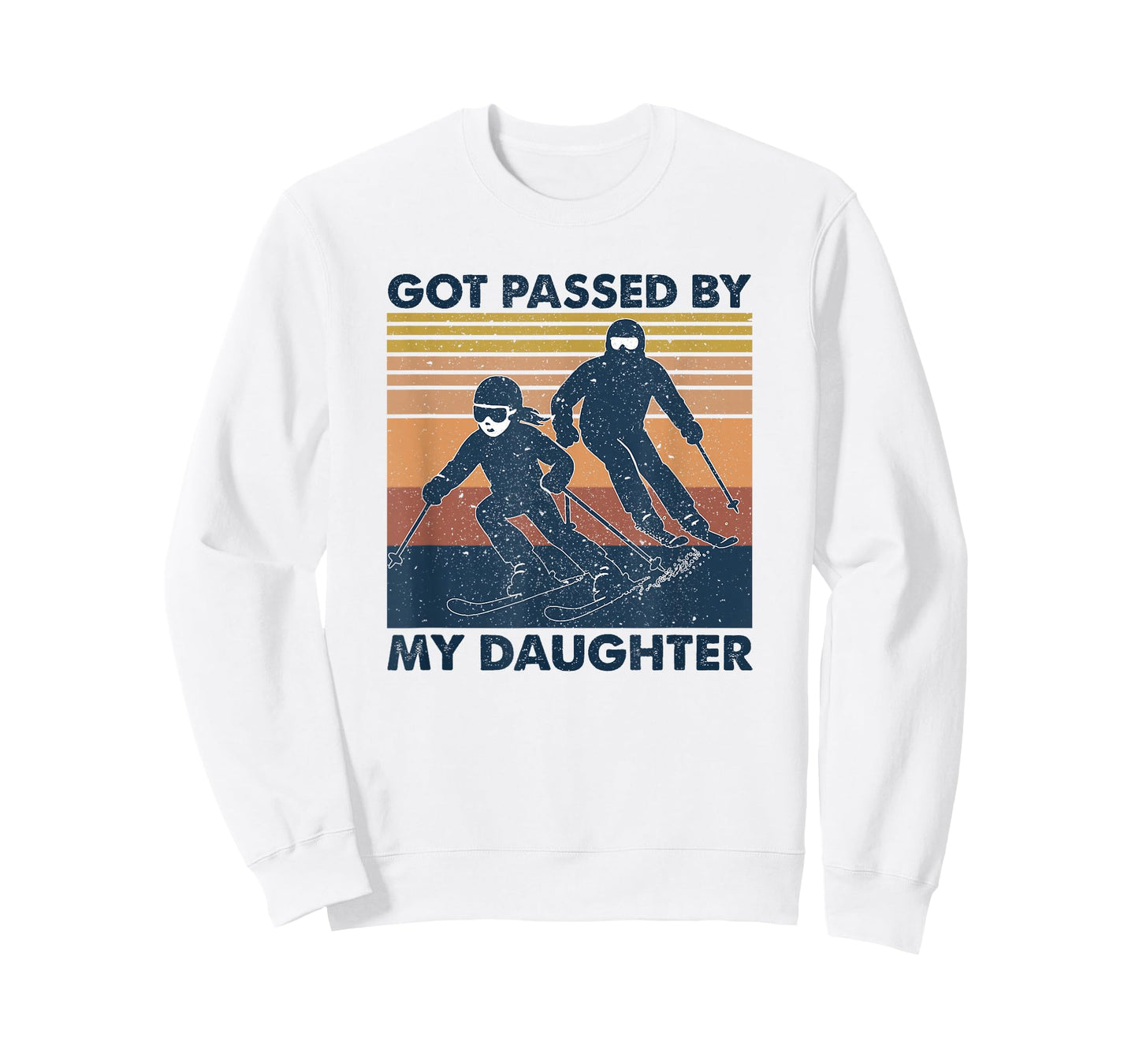 Got Passed by My Daughter Funny Skiing T-Shirt