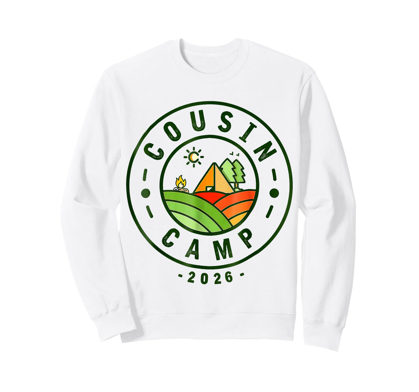 Cousin Camp 2026 Family Vacation Summer Camping T-Shirt