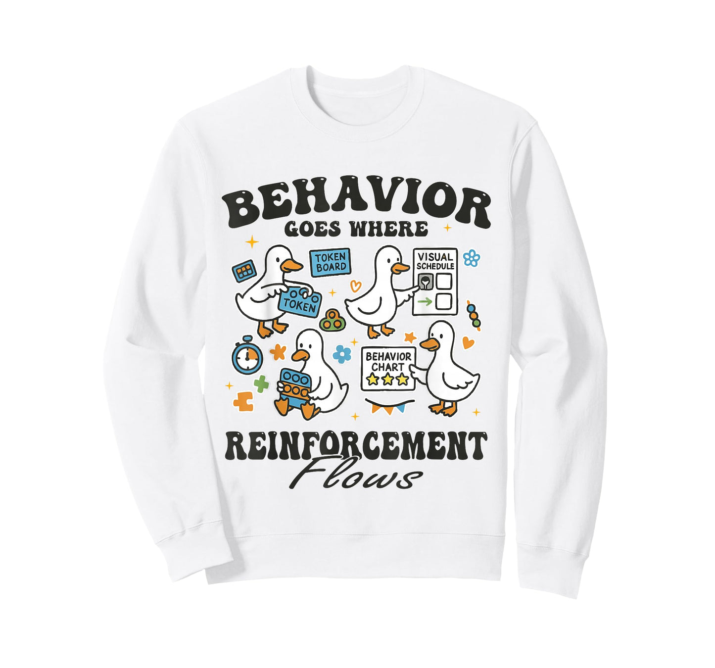 Behavior Analyst Silly Goose RBT ABA Therapy Sped Teacher T-Shirt