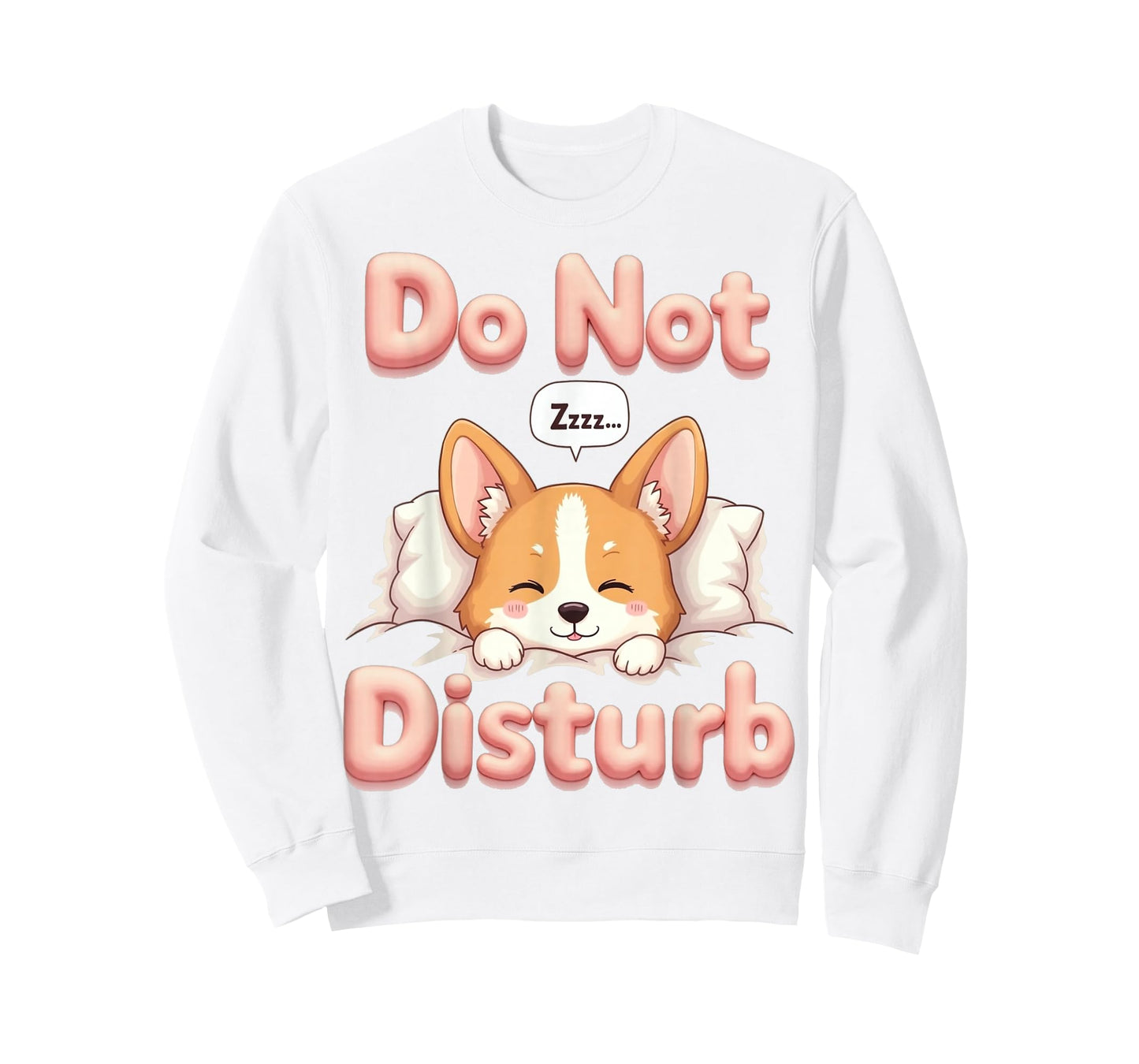 Do Not Disturb Welsh Corgi Dog Funny Pajamas T-Shirt