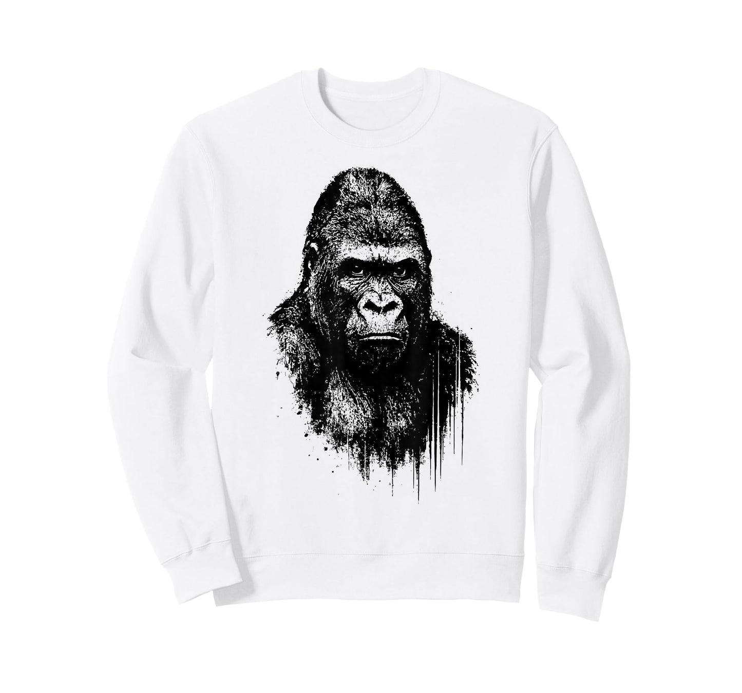 Cool Gorilla Ink Art Urban Jungle Wild Power Portrait Grunge T-Shirt