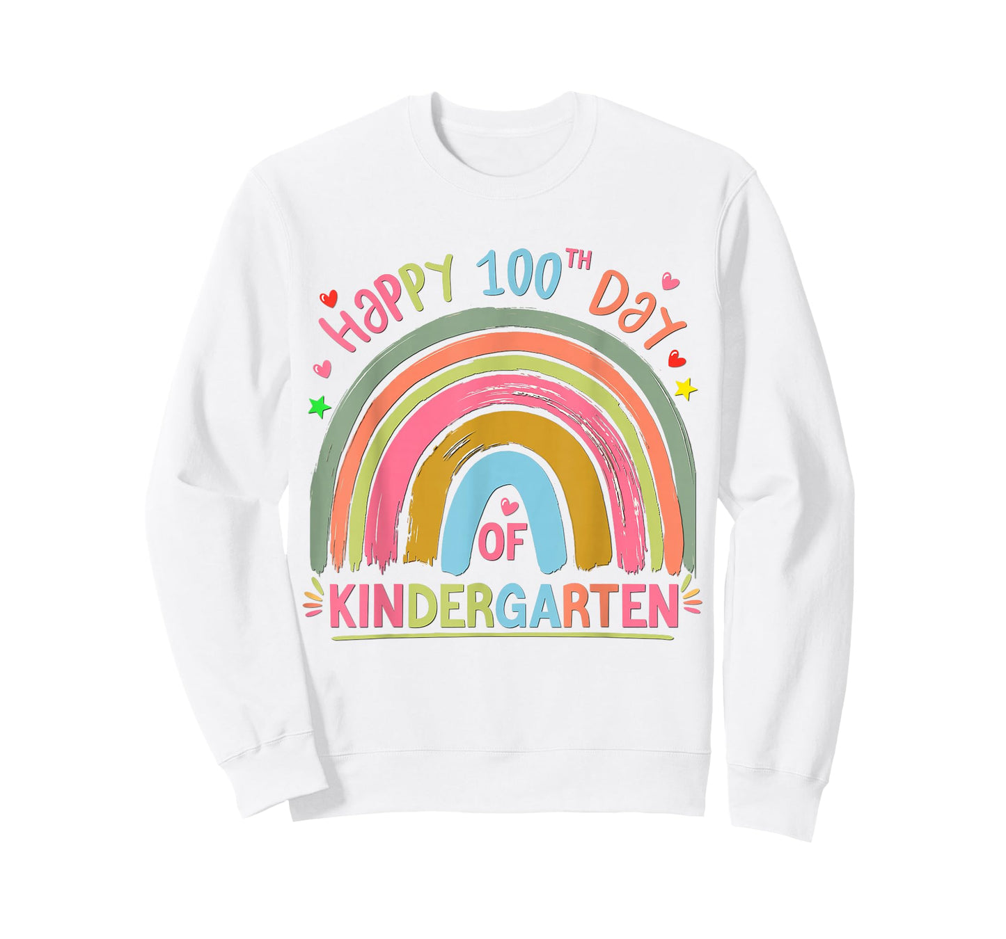 Happy 100 Days of School Teacher Girls Kids Womens T-Shirt