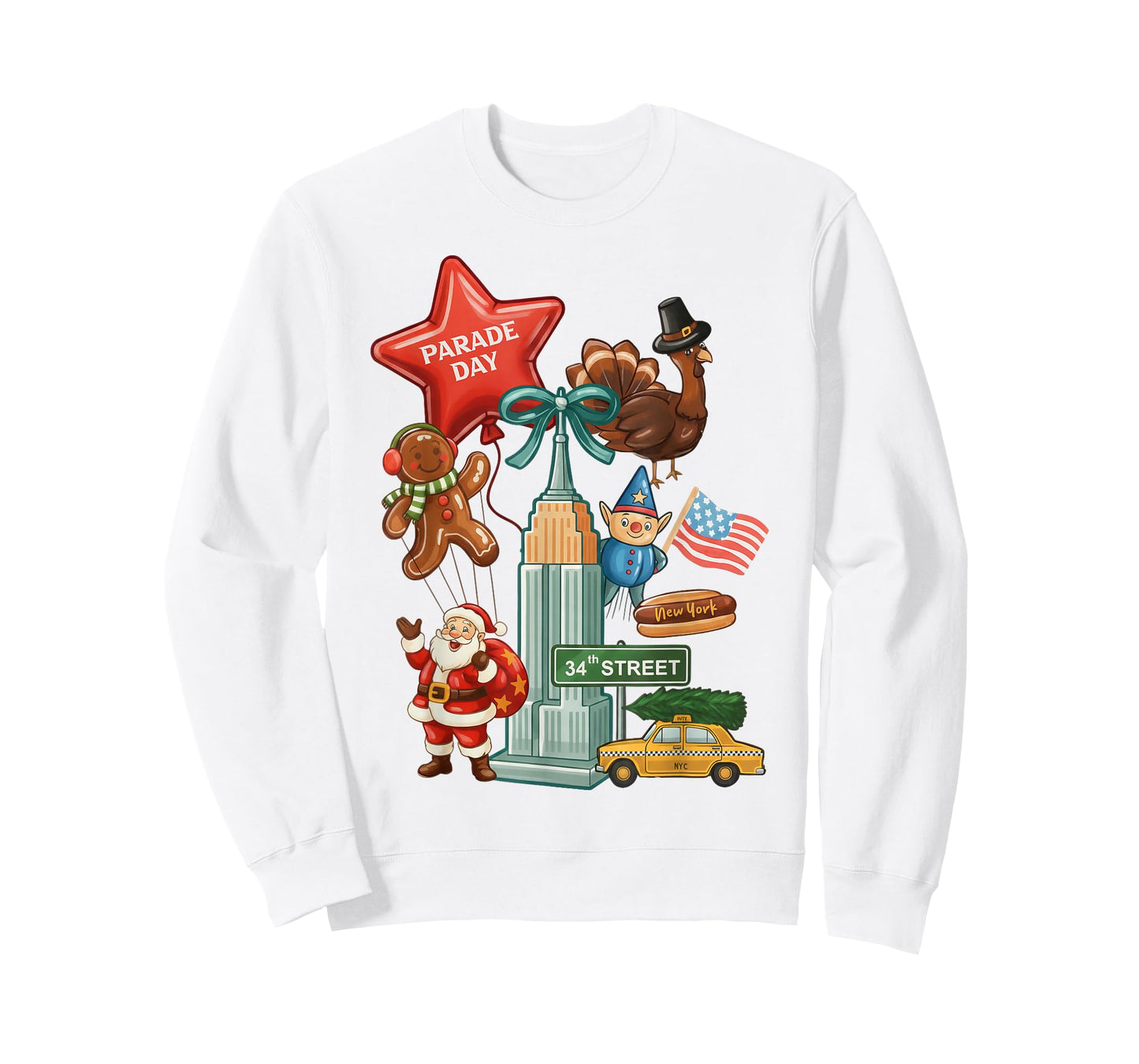 Retro Thanksgiving Day Parade New-York Men Women Teens T-Shirt