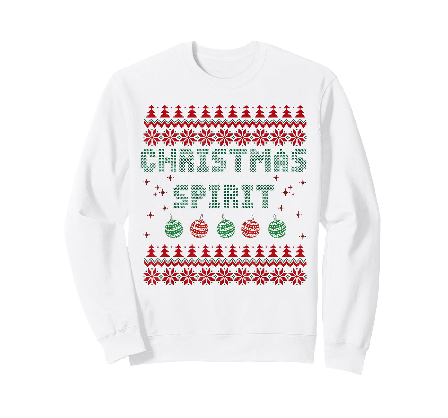 Balls Deep in The Christmas Spirit Matching Couples Ugly T-Shirt
