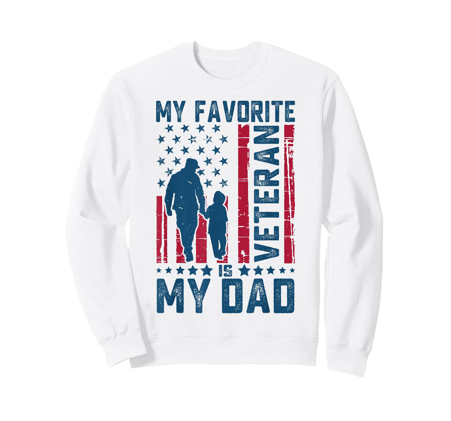 Father Veterans Day My Favorite Veteran is My Dad for Kids T-Shirt