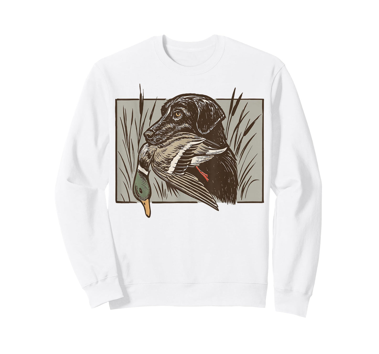 Retro Black Lab Hunting Dog Duck Hunter Southern Men Boys T-Shirt