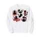 Retro Black Cat Heart Valentines Day Cute Kitten Lover T-Shirt