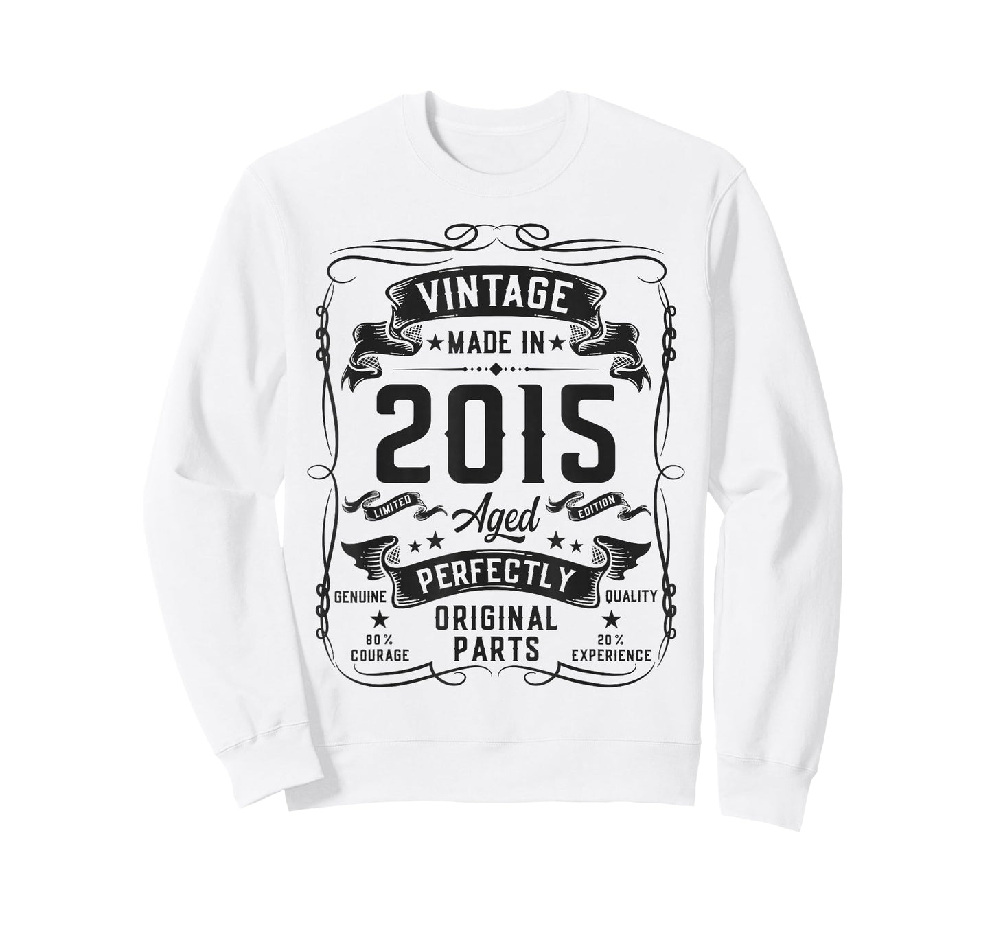 Vintage 2015 11yr 11th Birthday Gifts Boys Girls 11 Year Old T-Shirt
