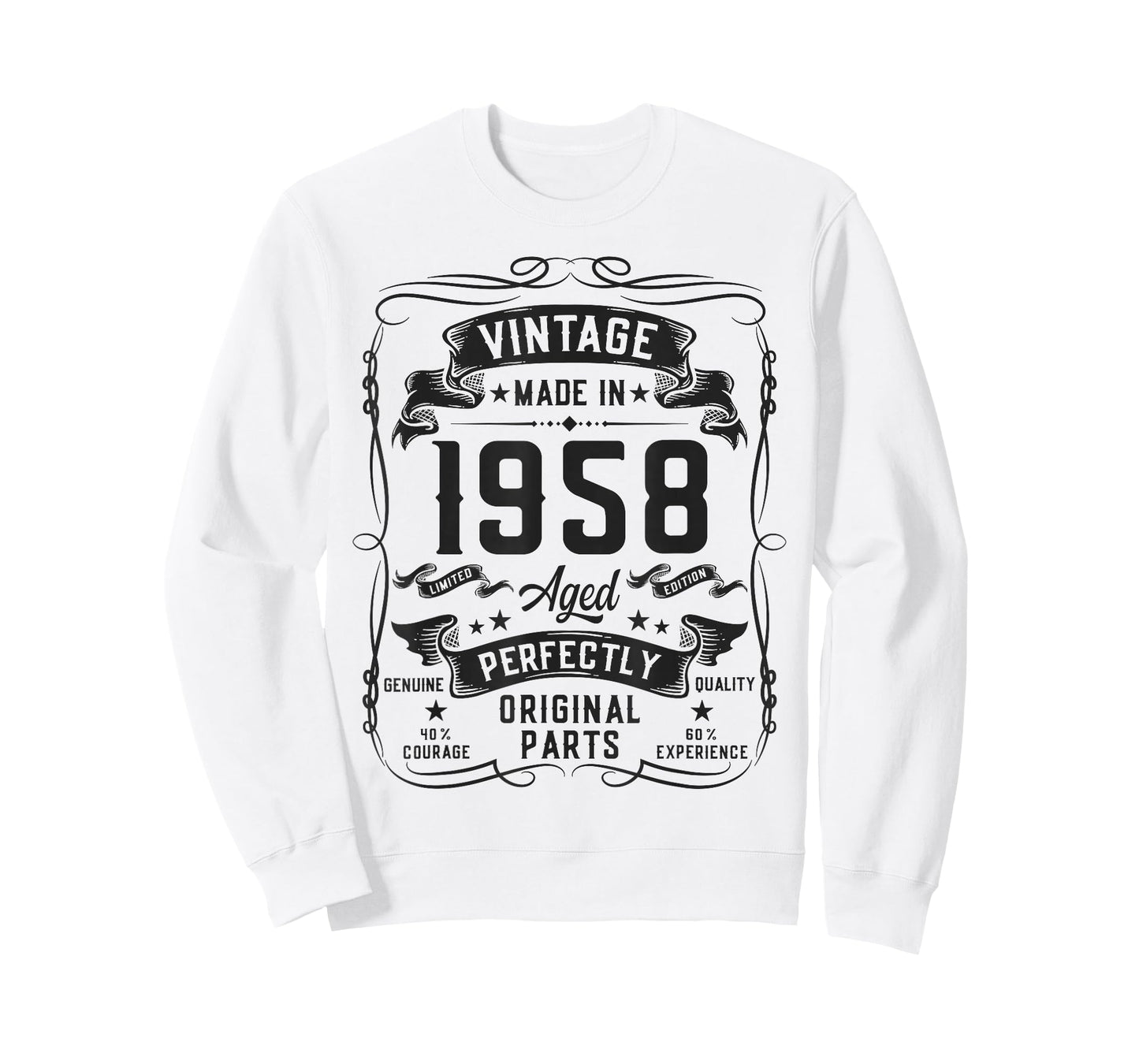 Vintage 1958 68yr 68th Birthday Gifts for Men 68 Years Old T-Shirt